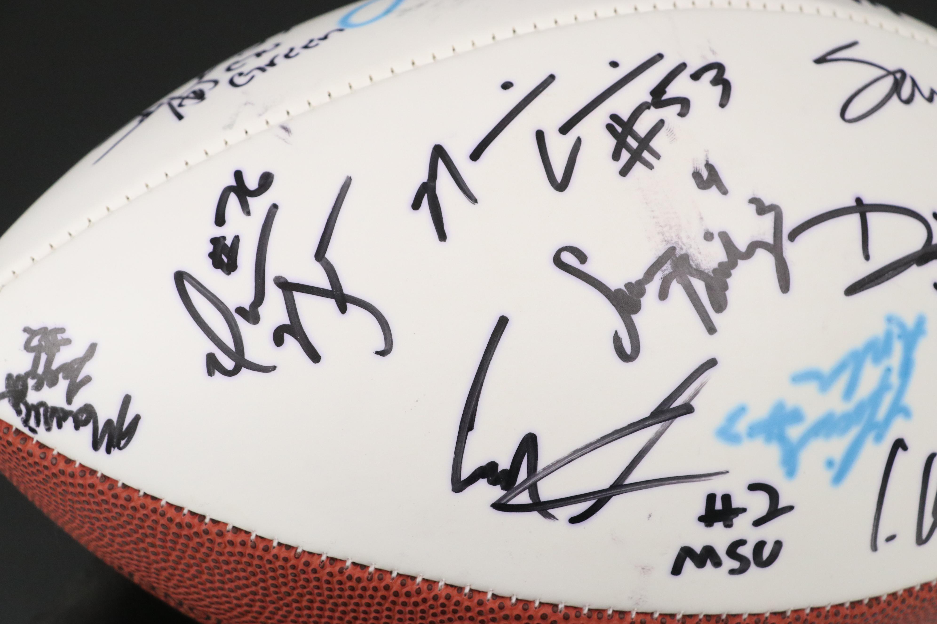 2008 Draft Class Signed Wilson NFL Football Featuring Danny Amendola and More