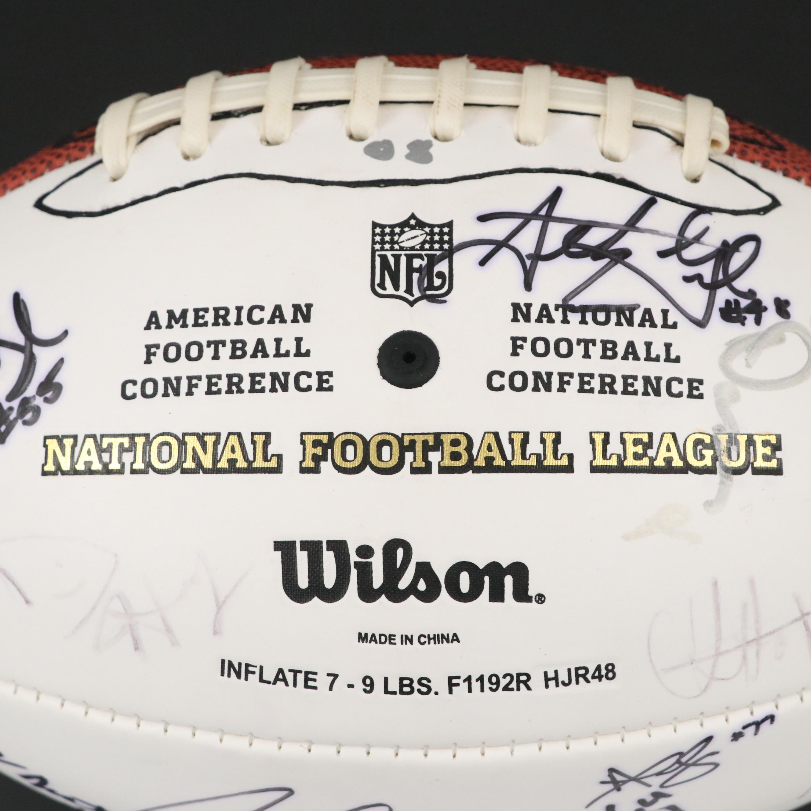2008 Draft Class Signed Wilson NFL Football Featuring Danny Amendola and More