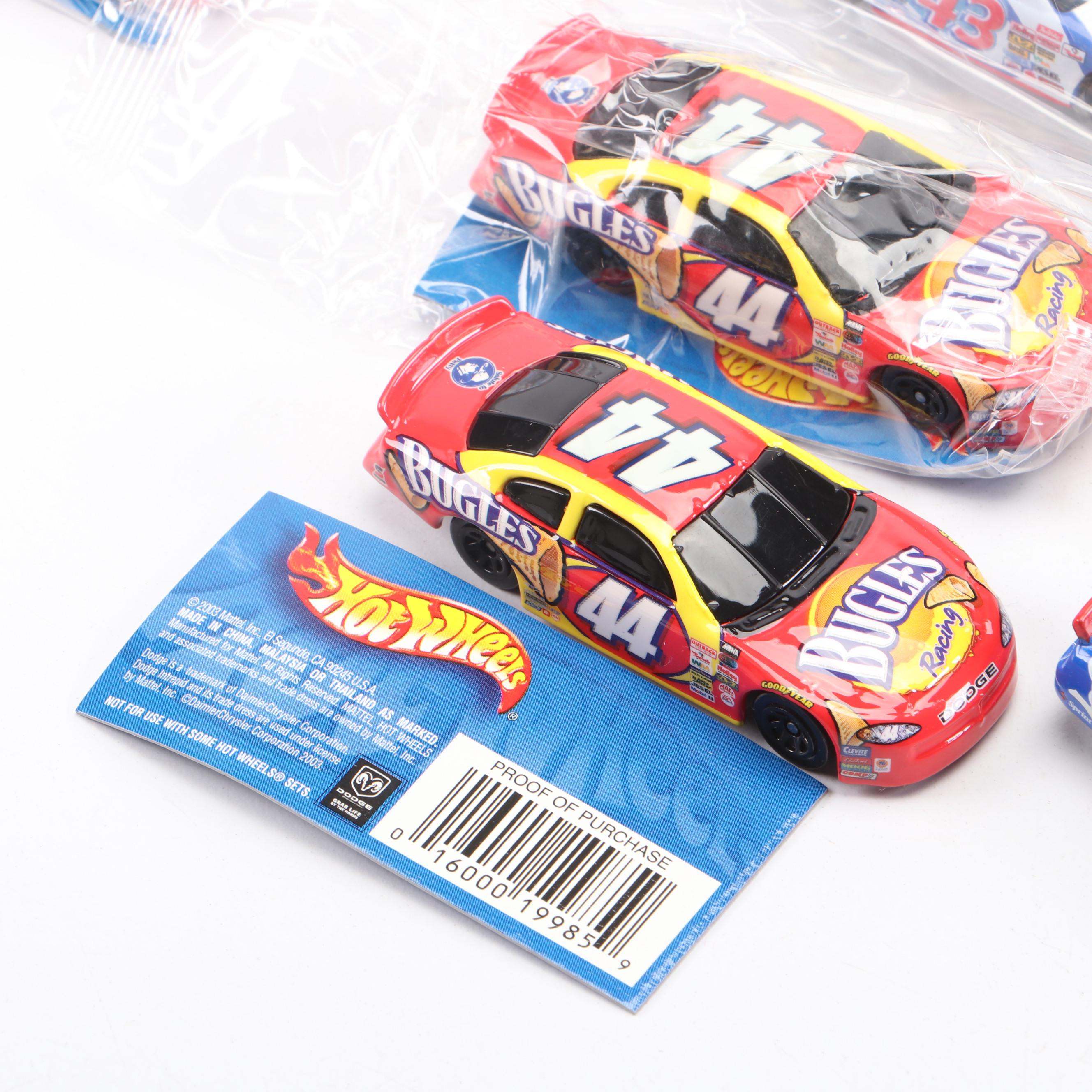 Hot Wheels Pillsbury, Bugles and Cheerios NASCAR Diecast Toy Cars