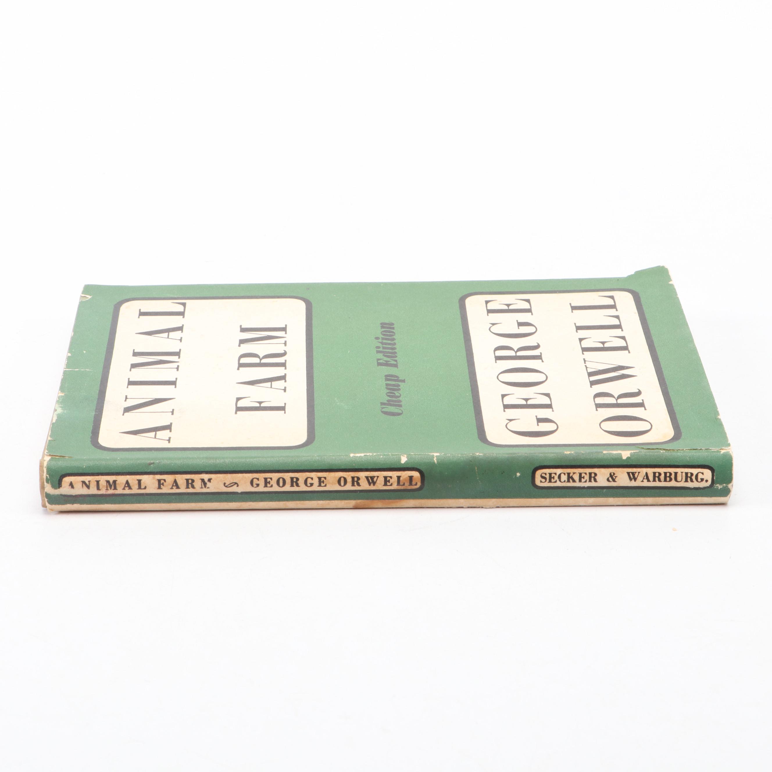 Cheap Edition "Animal Farm" by George Orwell, 1950
