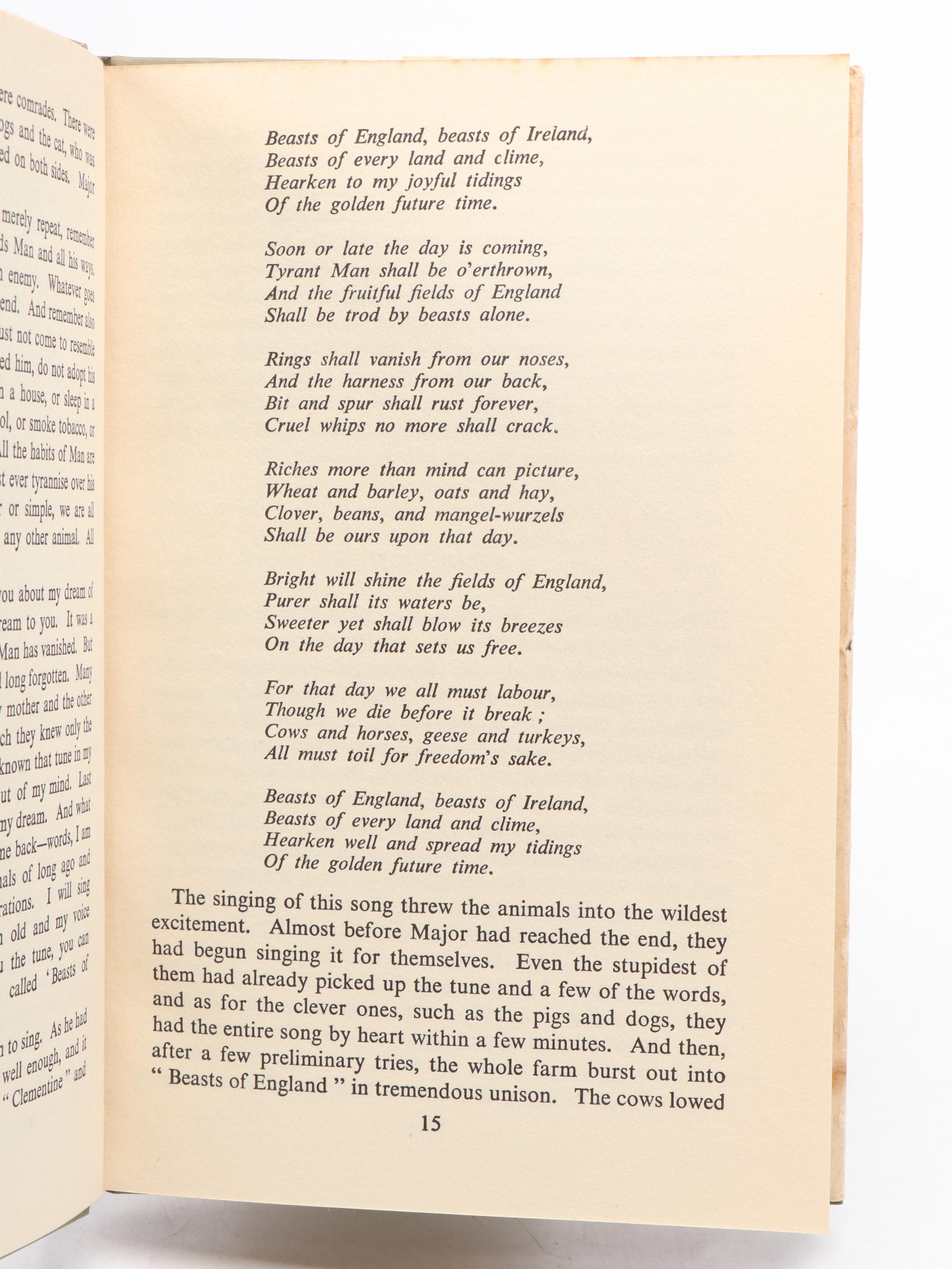 Cheap Edition "Animal Farm" by George Orwell, 1950