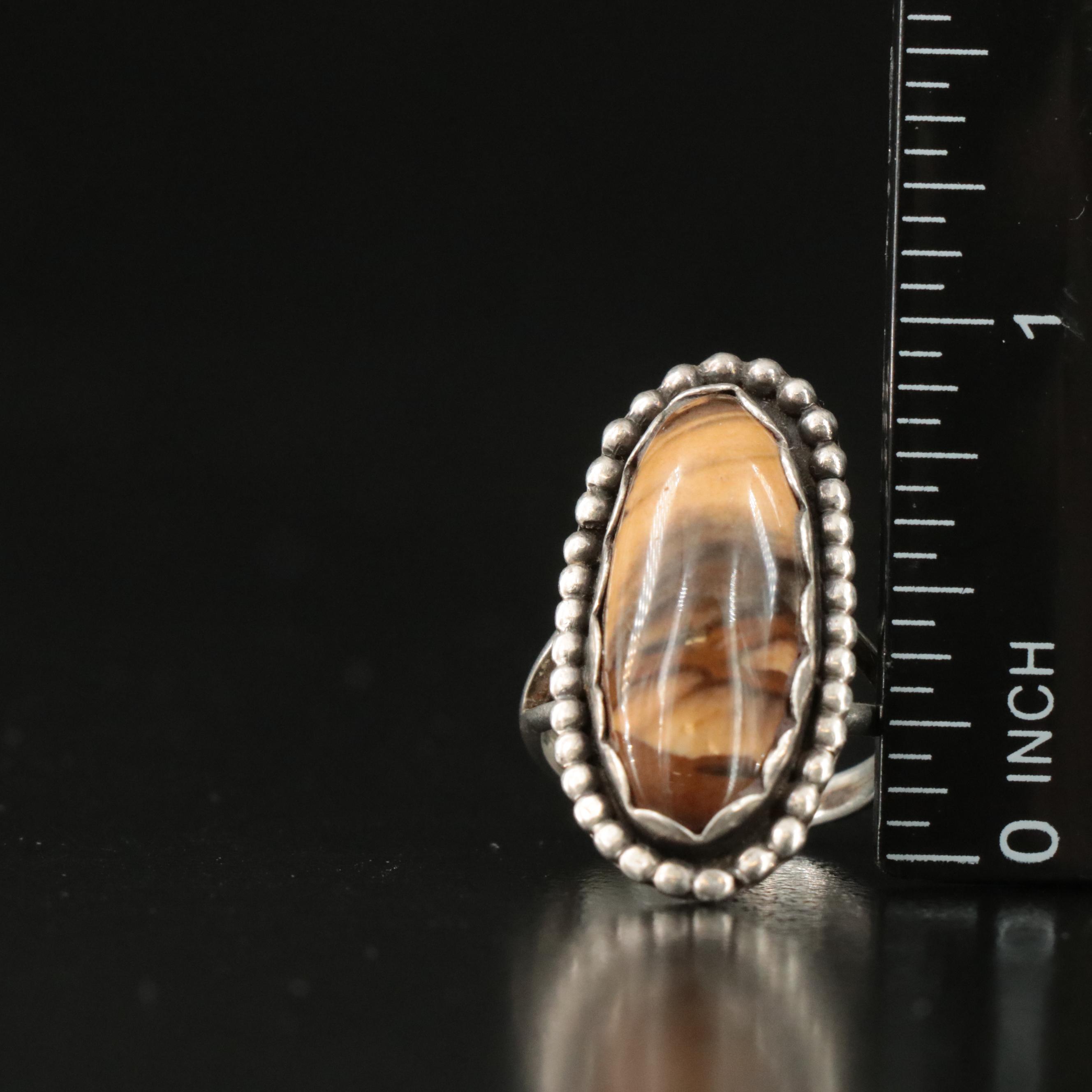 Sterling Ring Collection with Rhodochrosite, Coral and Jasper