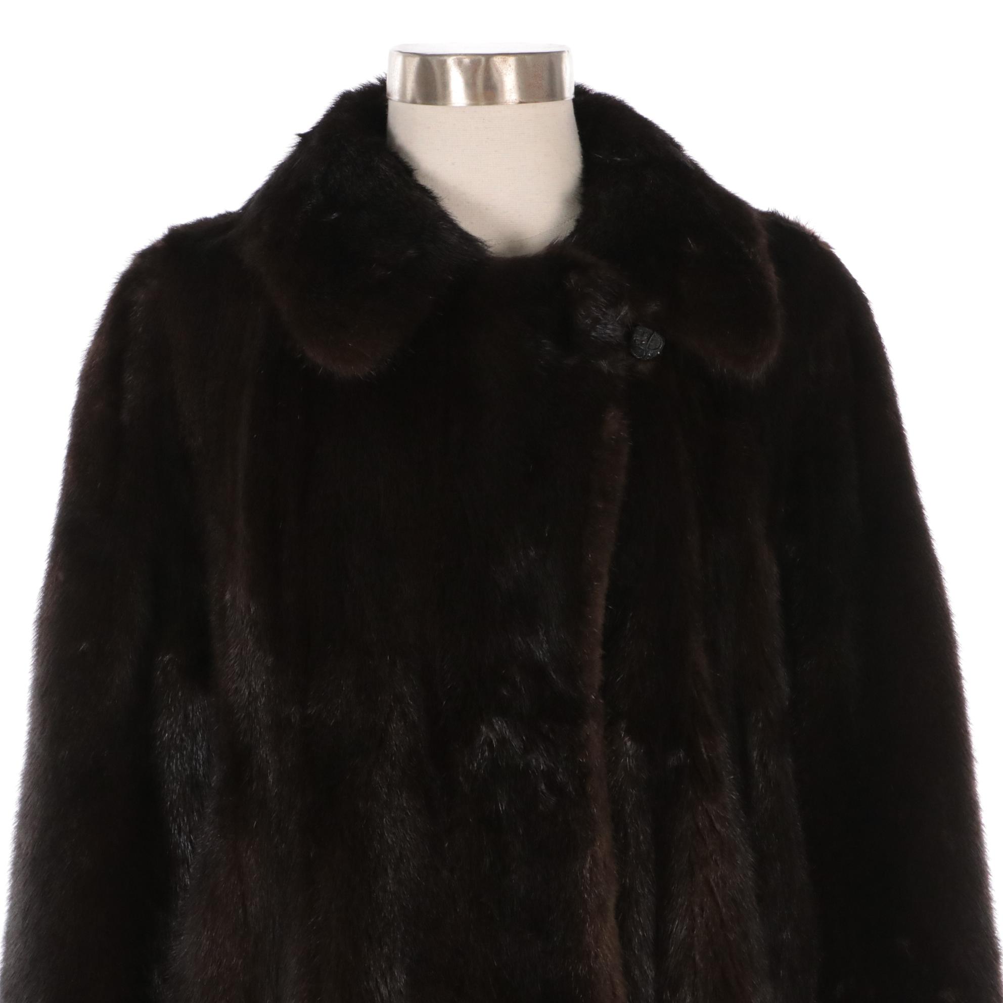 Mr. Leonard Mink Fur Coat for Leonard Schwartz Furs, 1970s