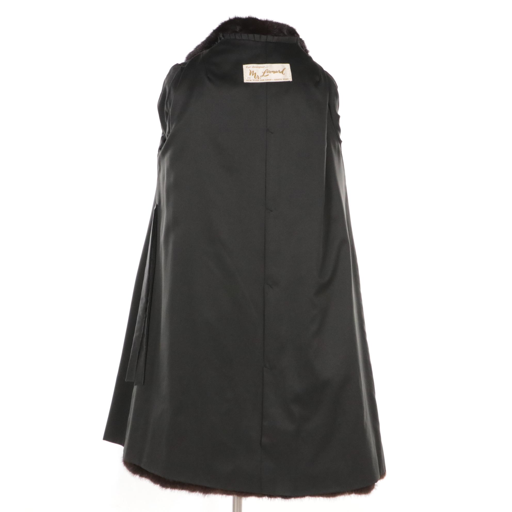 Mr. Leonard Mink Fur Coat for Leonard Schwartz Furs, 1970s