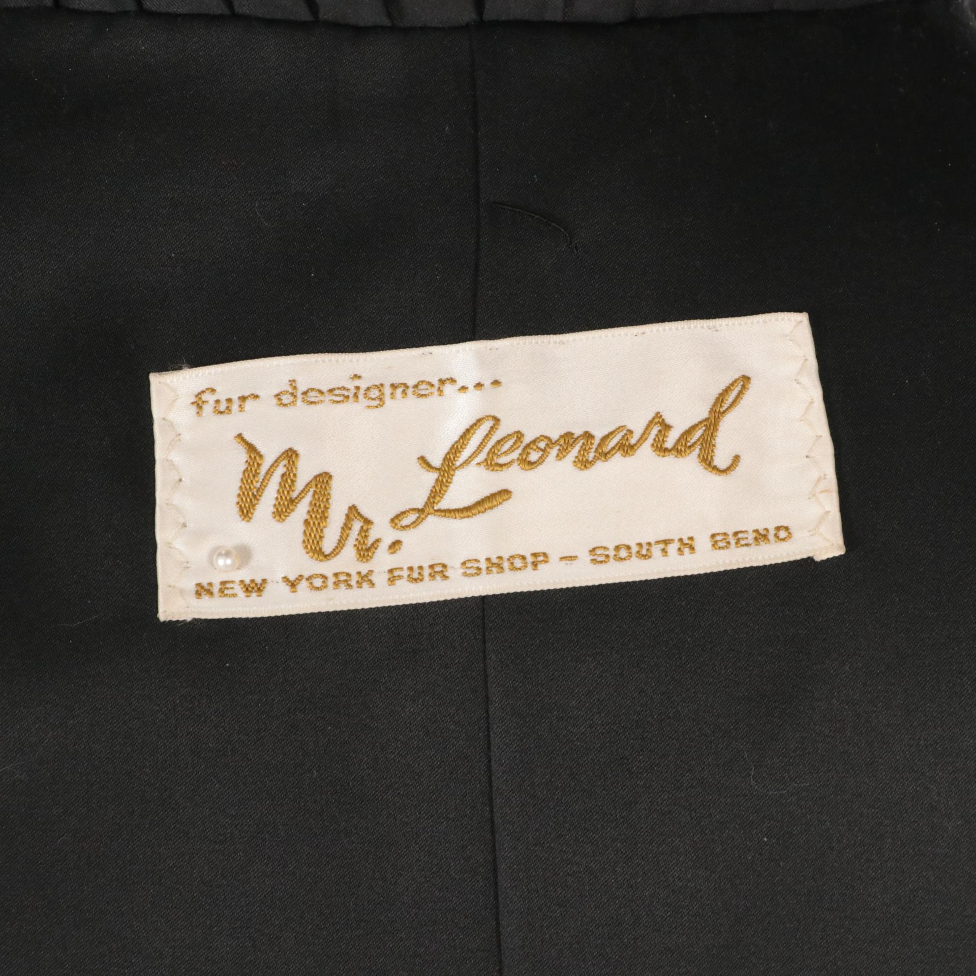 Mr. Leonard Mink Fur Coat for Leonard Schwartz Furs, 1970s