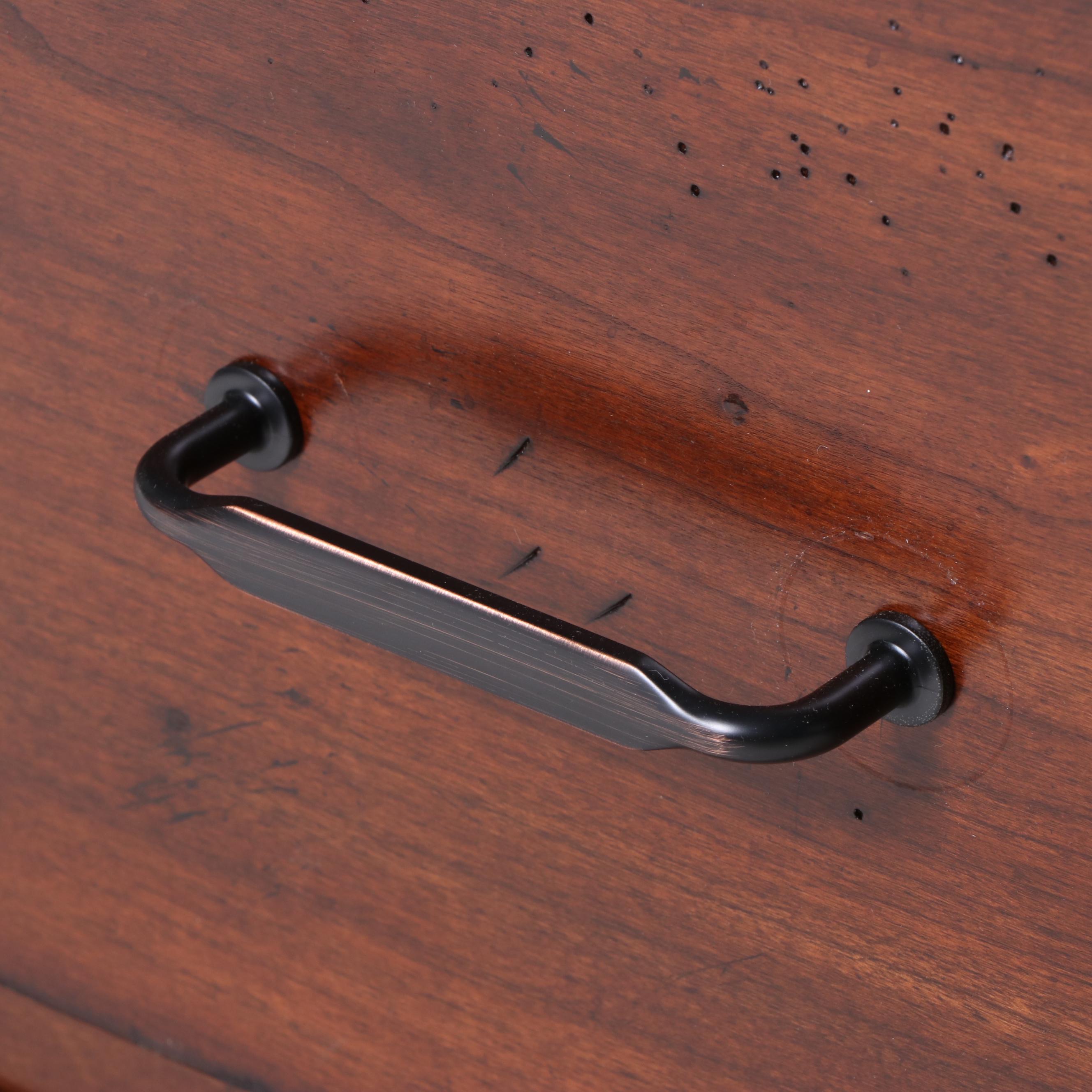 Wrangler Home Rustic Cherrywood Ten-Drawer Bowfront Chest