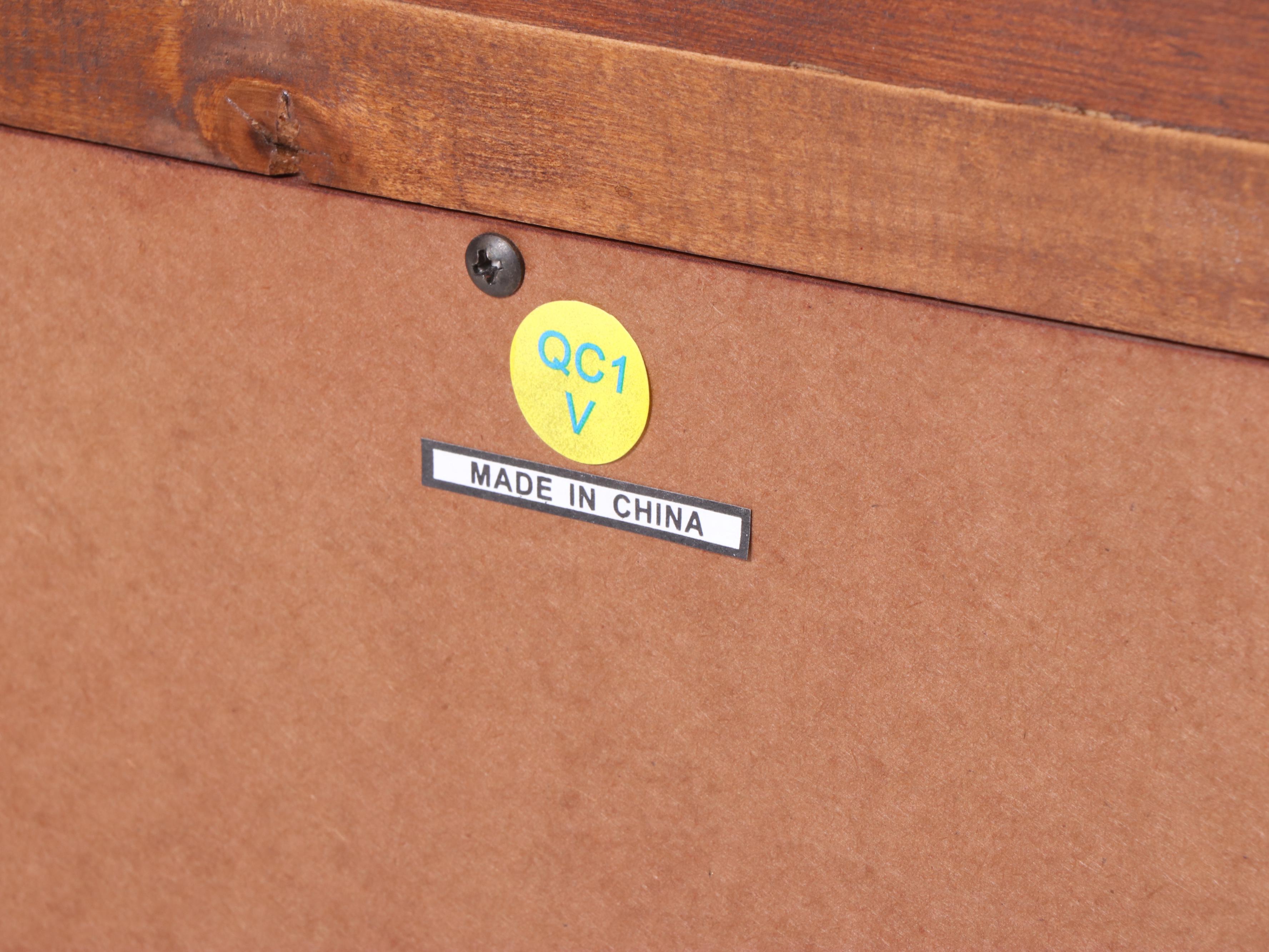 Wrangler Home Rustic Cherrywood Ten-Drawer Bowfront Chest