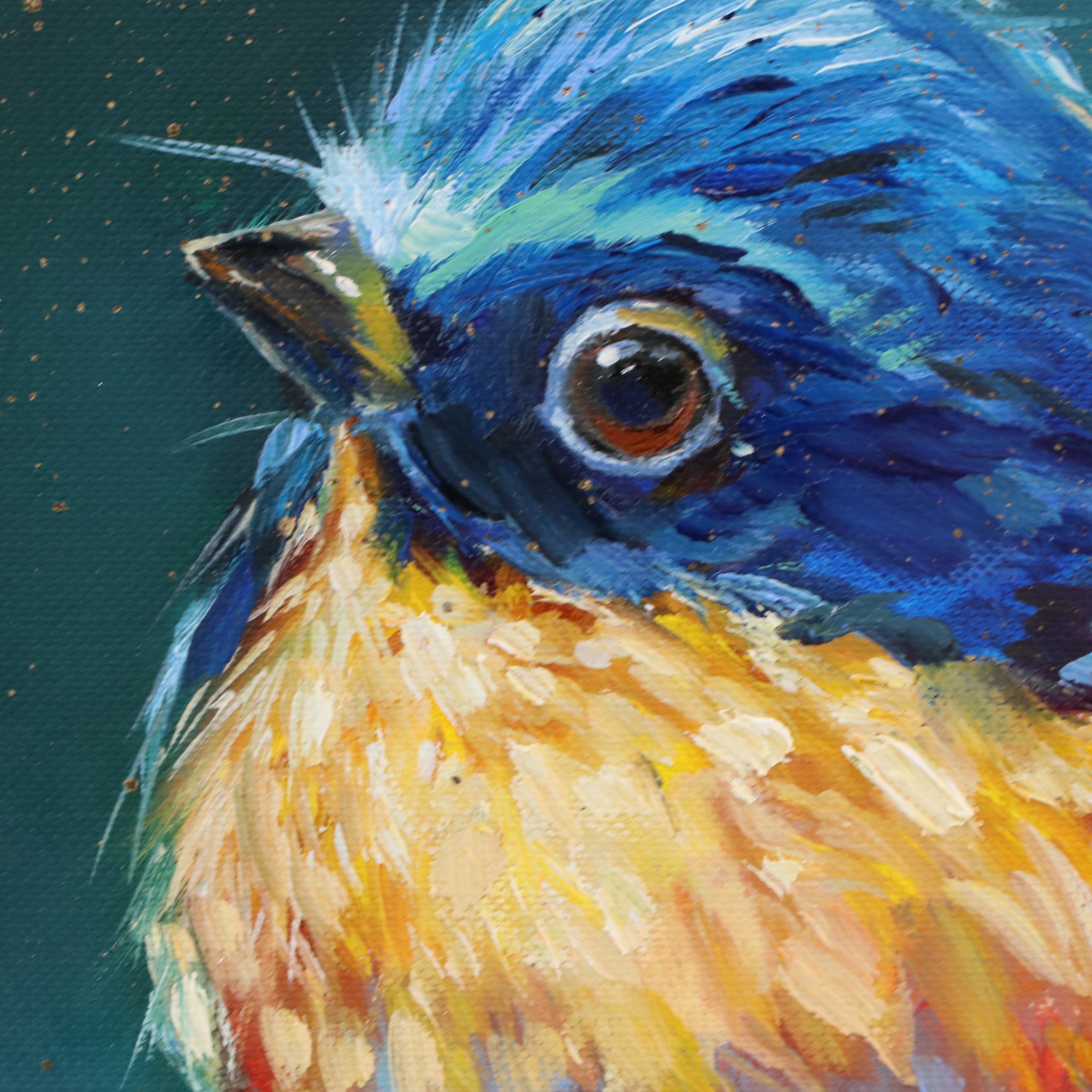 Inga Kovalenko Oil Painting of Bird, 2024