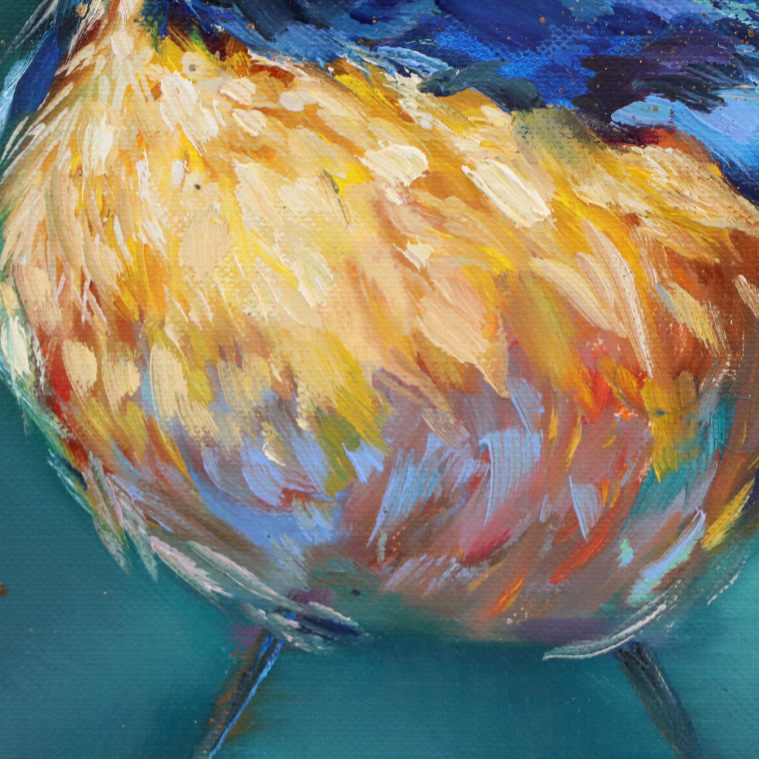 Inga Kovalenko Oil Painting of Bird, 2024