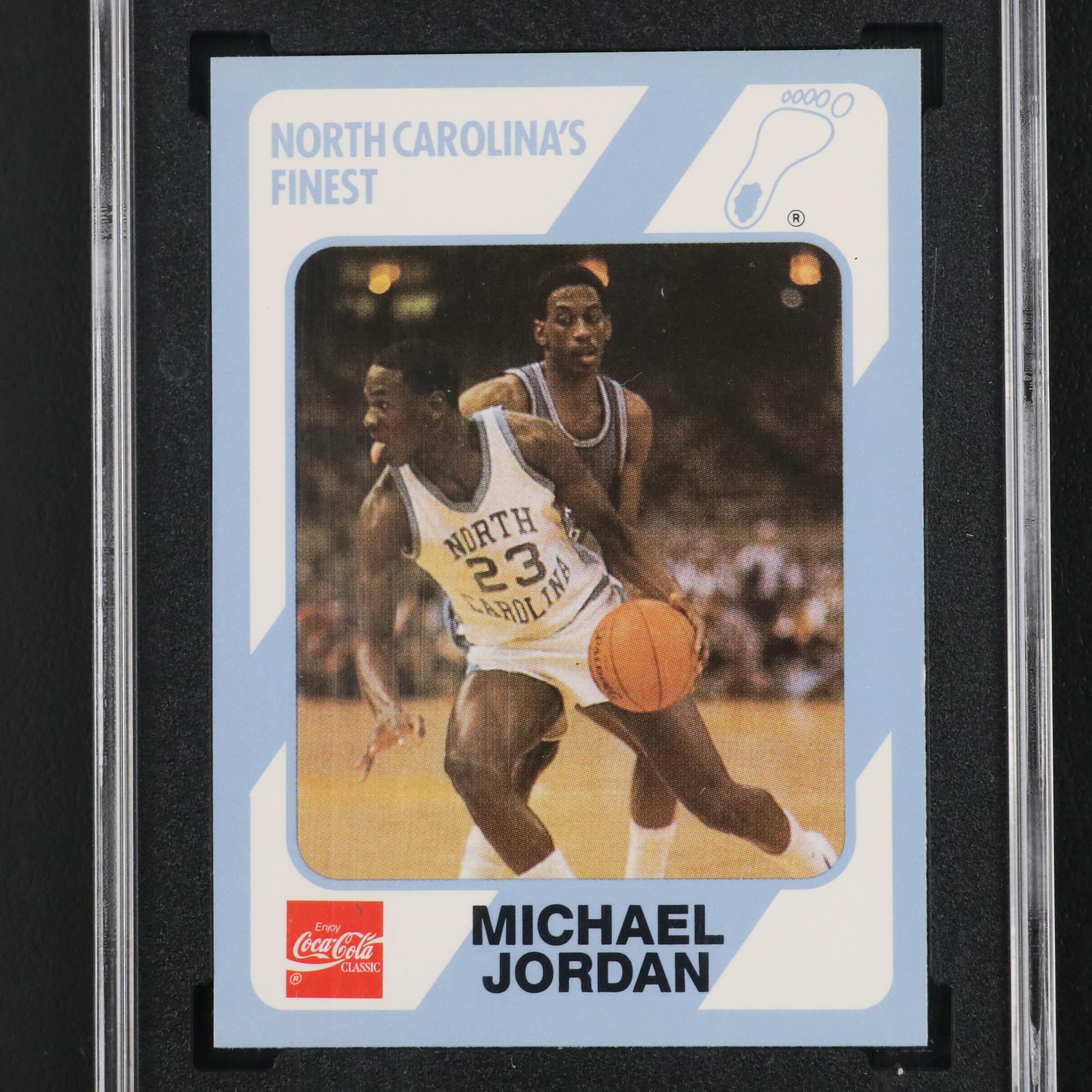1989 Collegiate Collection Michael Jordan Card #17 Graded SGC 9.5