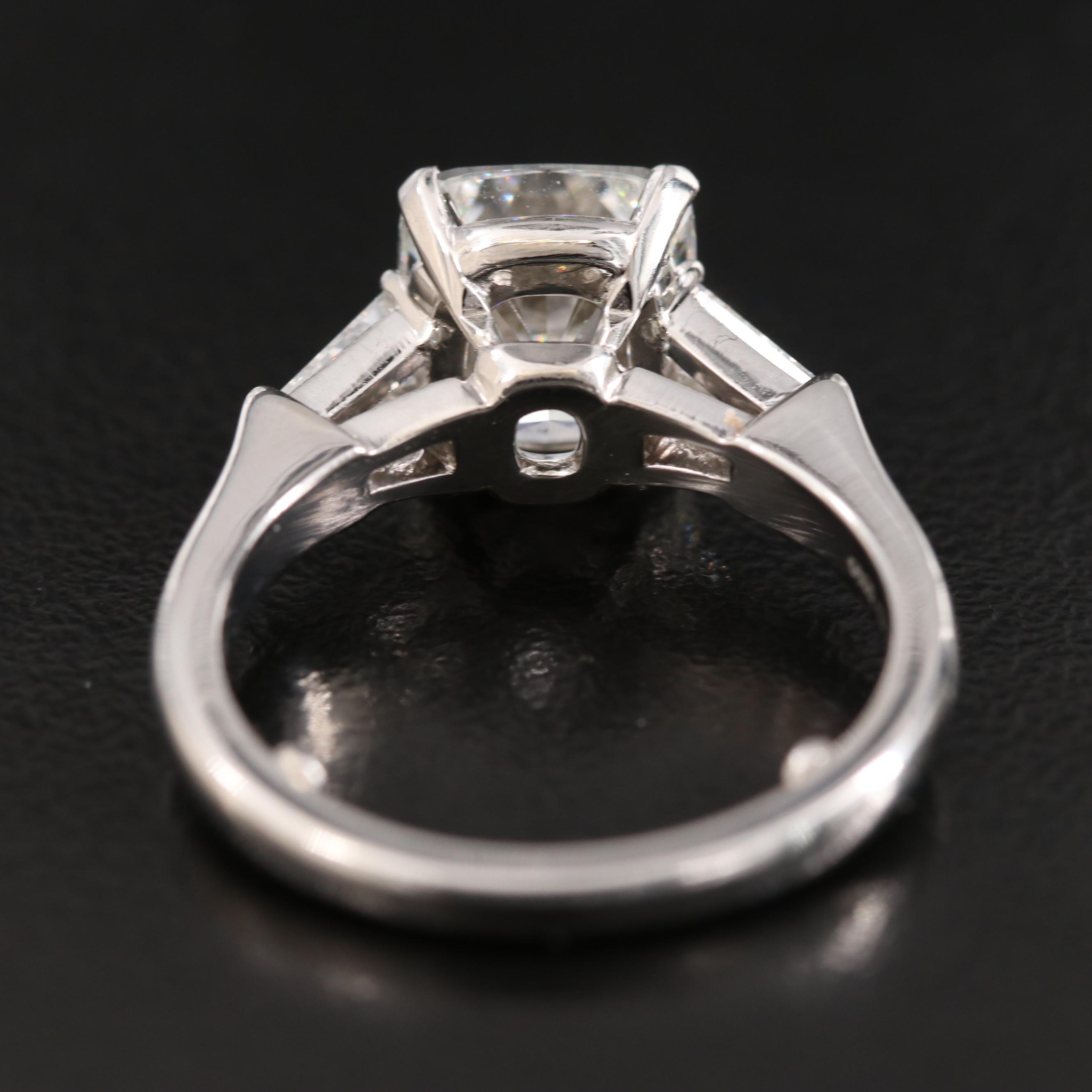 Graff Platinum 3.51 CTW Diamond Ring with GIA Report