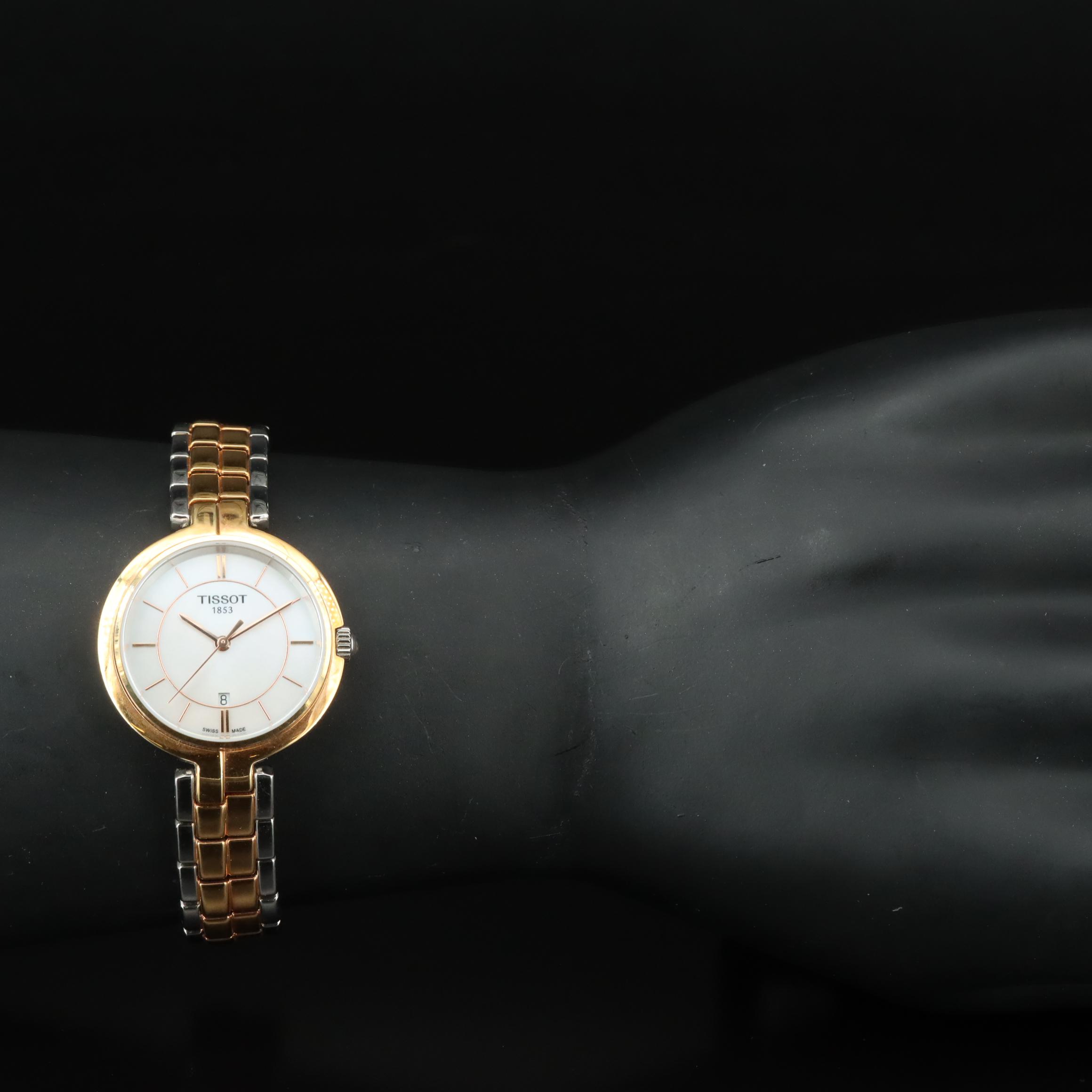 Tissot Mother-of-Pearl Dial, Date Flamingo Watch