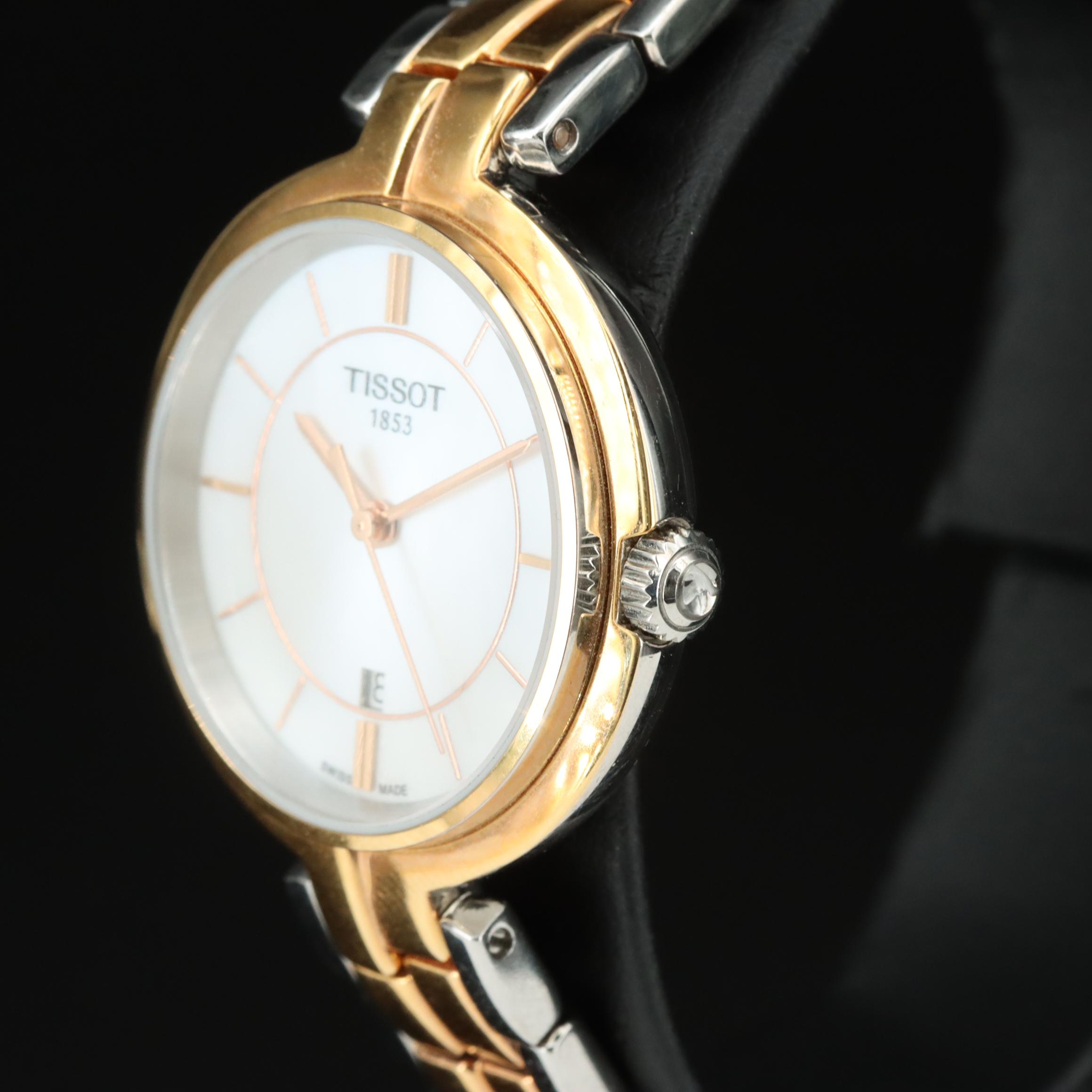 Tissot Mother-of-Pearl Dial, Date Flamingo Watch
