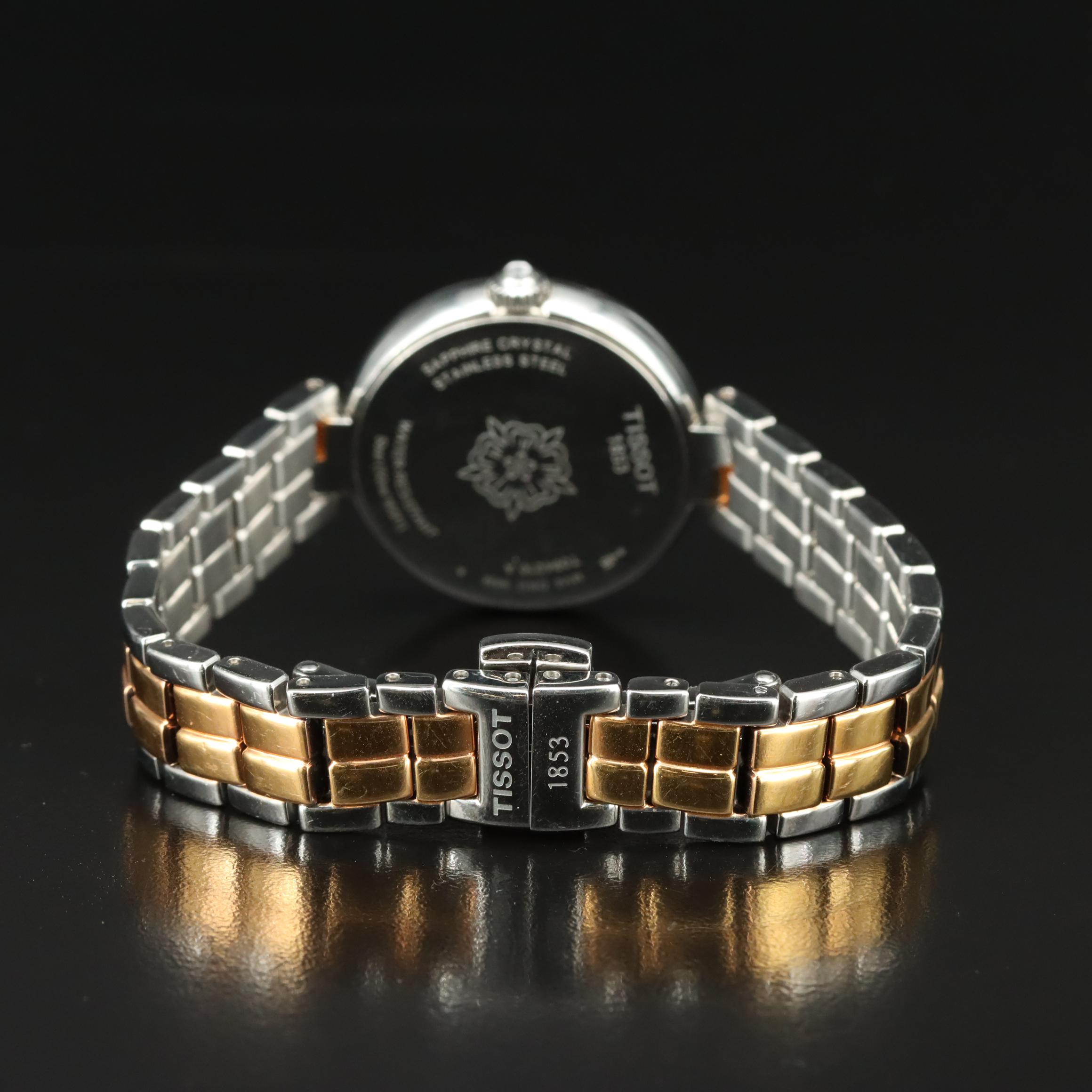 Tissot Mother-of-Pearl Dial, Date Flamingo Watch