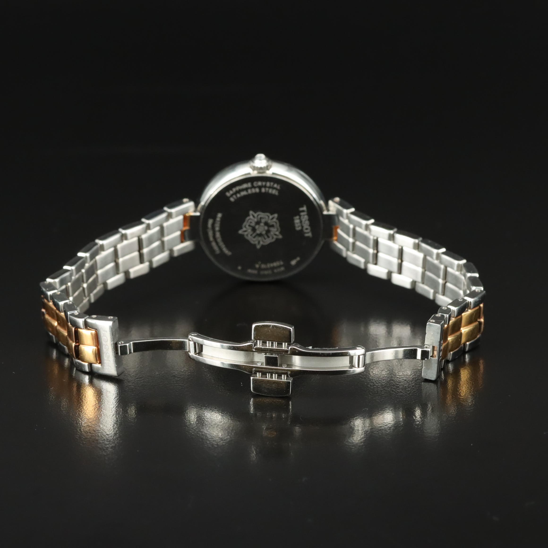 Tissot Mother-of-Pearl Dial, Date Flamingo Watch