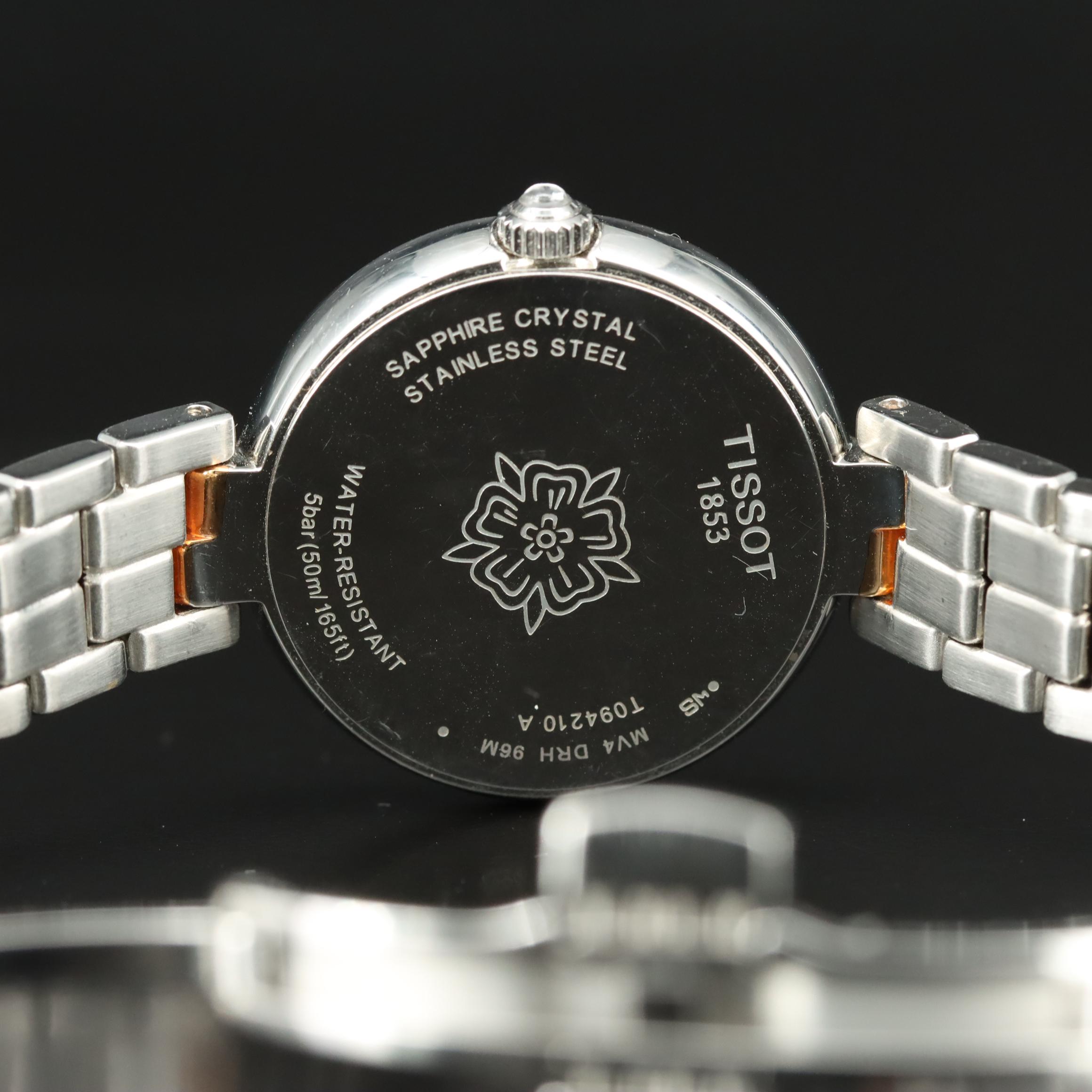 Tissot Mother-of-Pearl Dial, Date Flamingo Watch