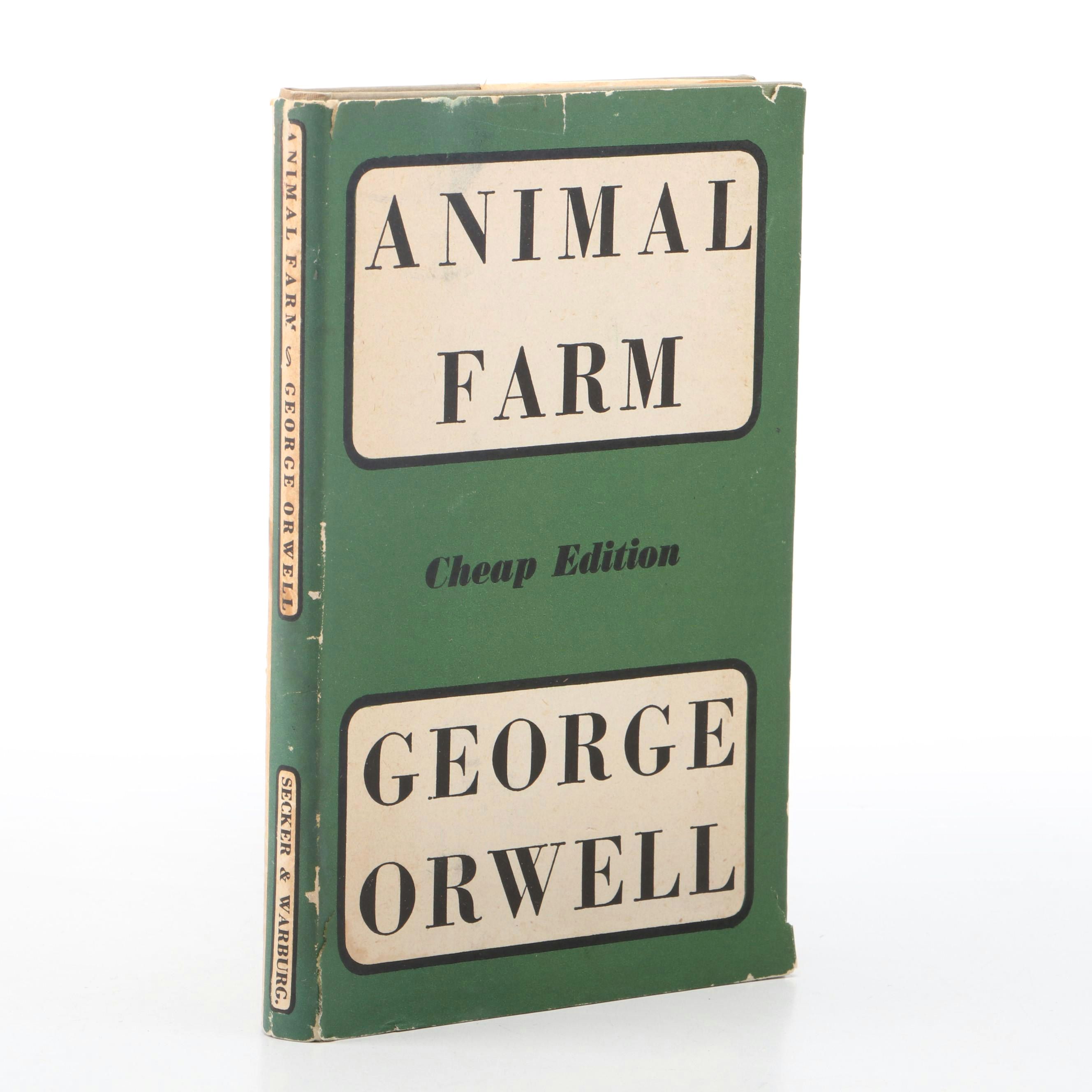 Cheap Edition "Animal Farm" by George Orwell, 1950