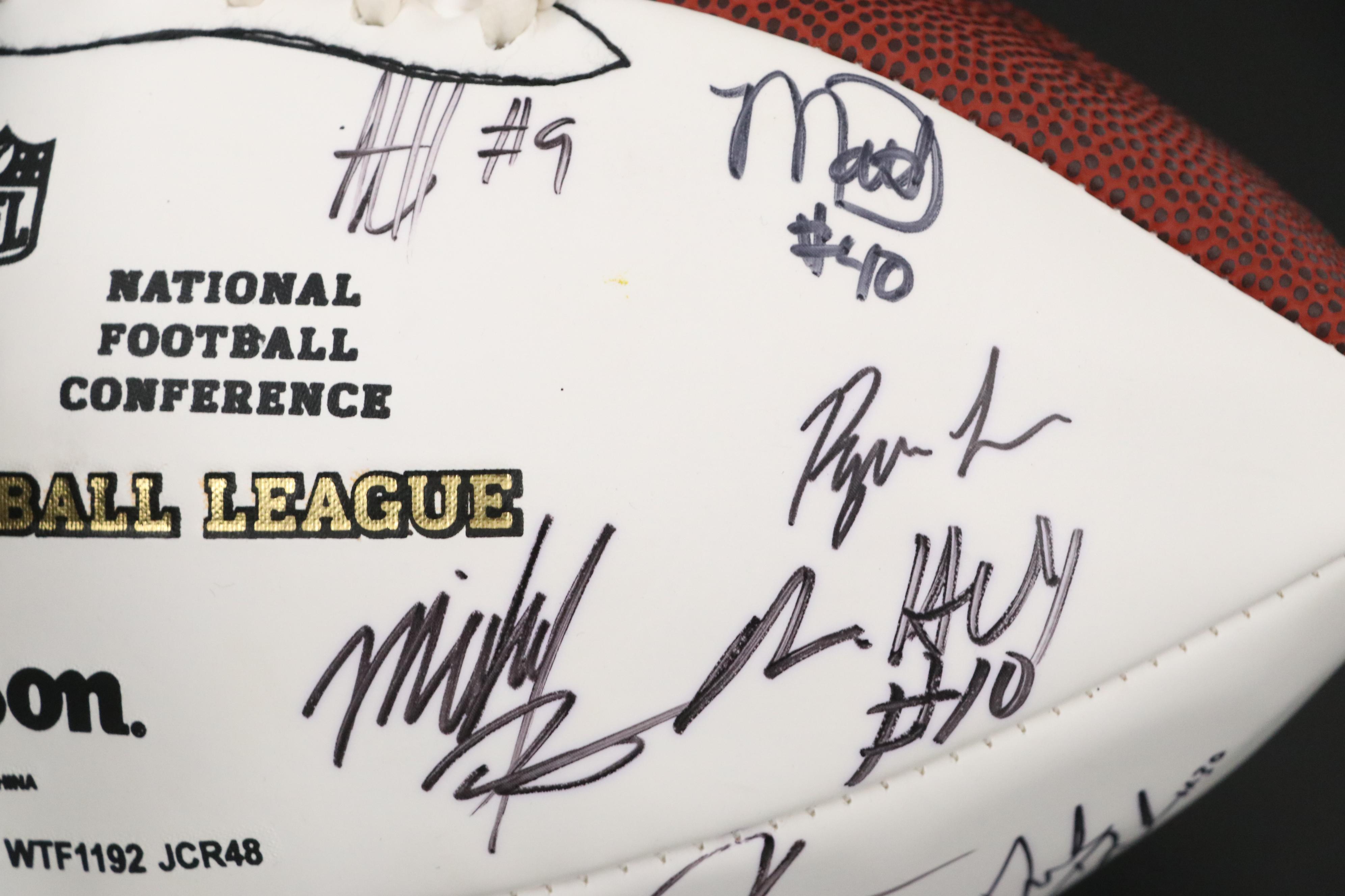 2012 Draft Class Signed Wilson NFL Football Featuring Brian Quick and More