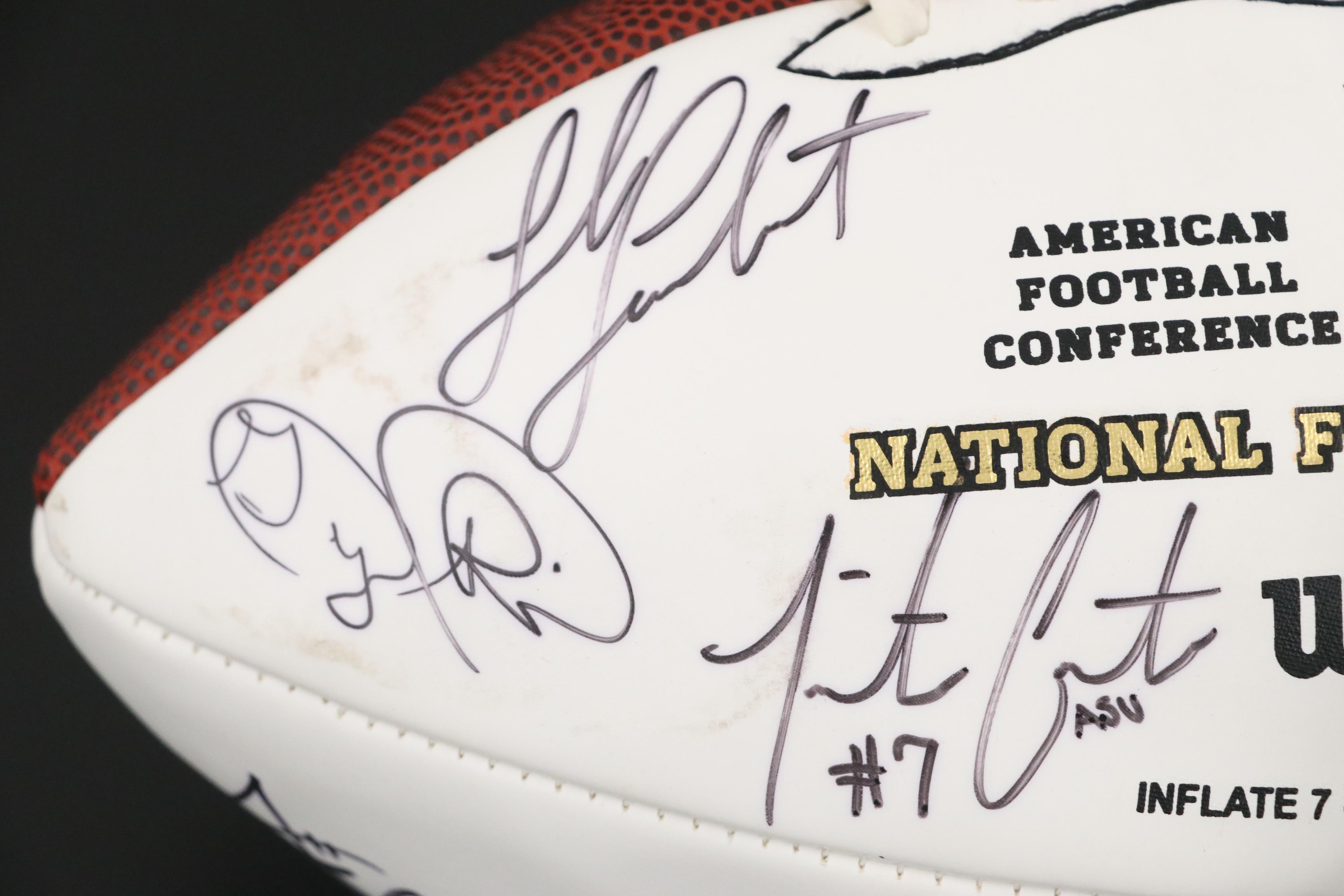 2012 Draft Class Signed Wilson NFL Football Featuring Brian Quick and More