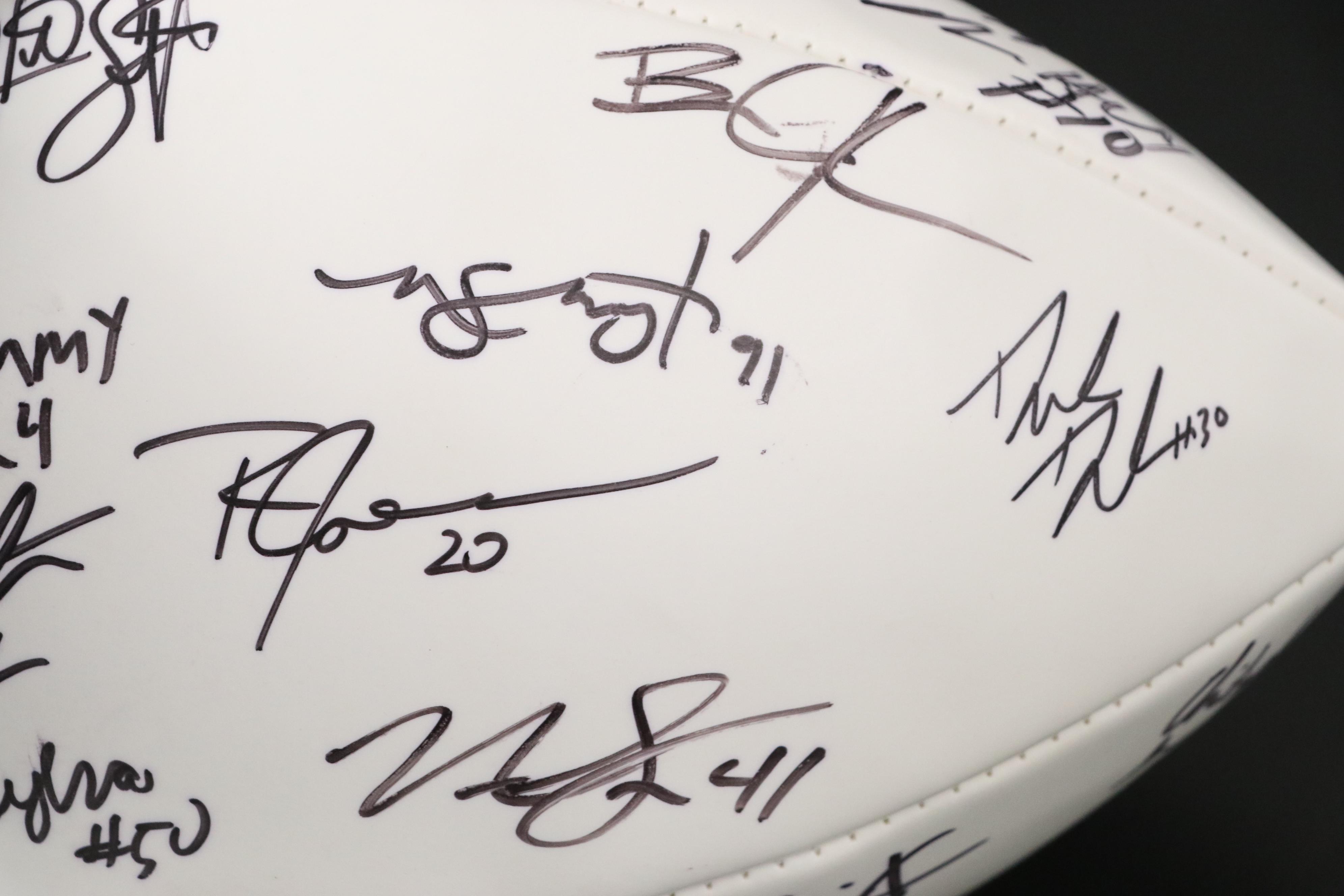 2012 Draft Class Signed Wilson NFL Football Featuring Brian Quick and More