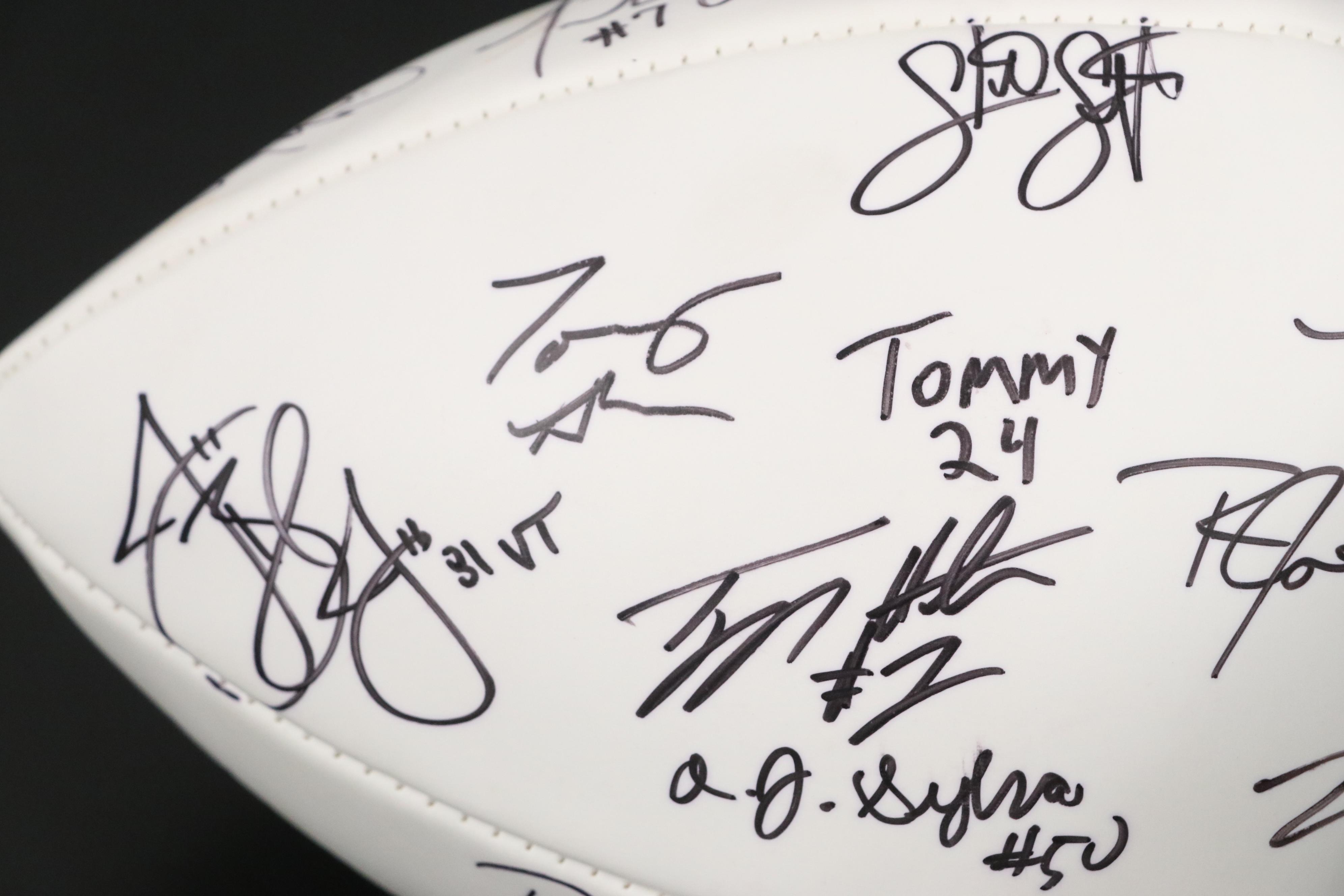 2012 Draft Class Signed Wilson NFL Football Featuring Brian Quick and More