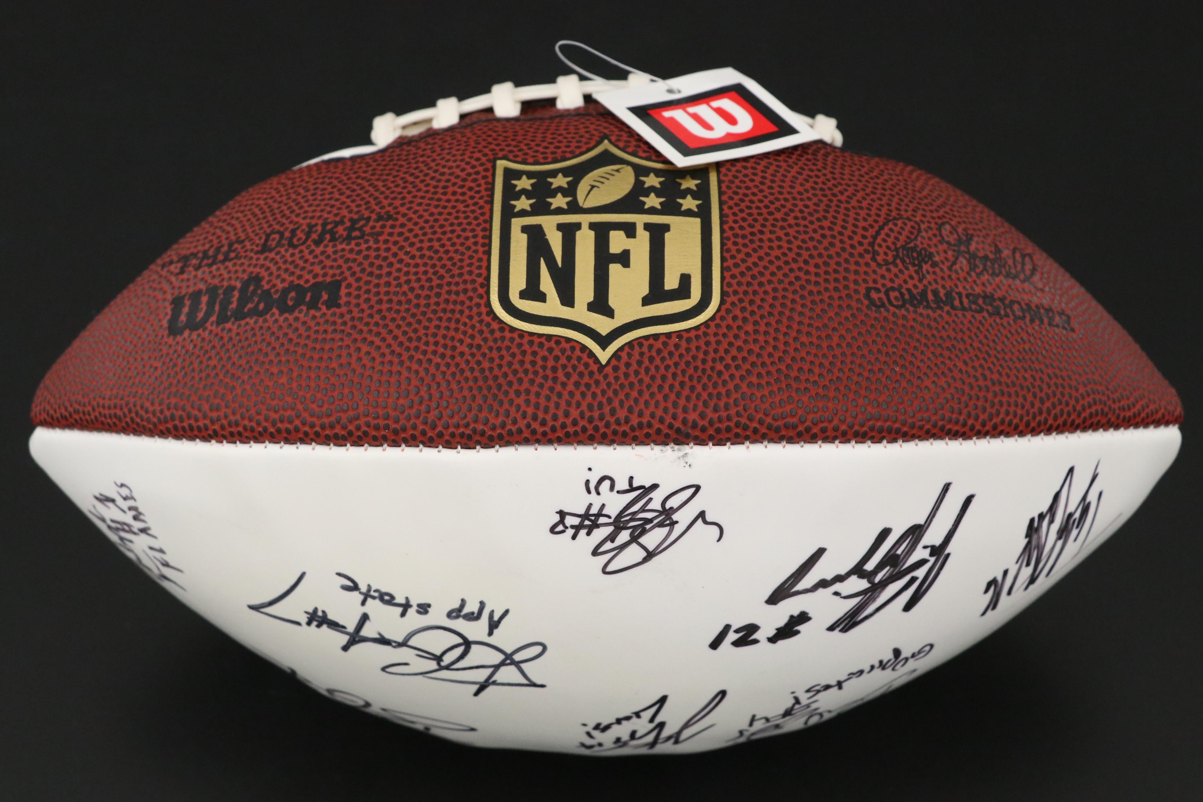 2012 Draft Class Signed Wilson NFL Football Featuring Brian Quick and More