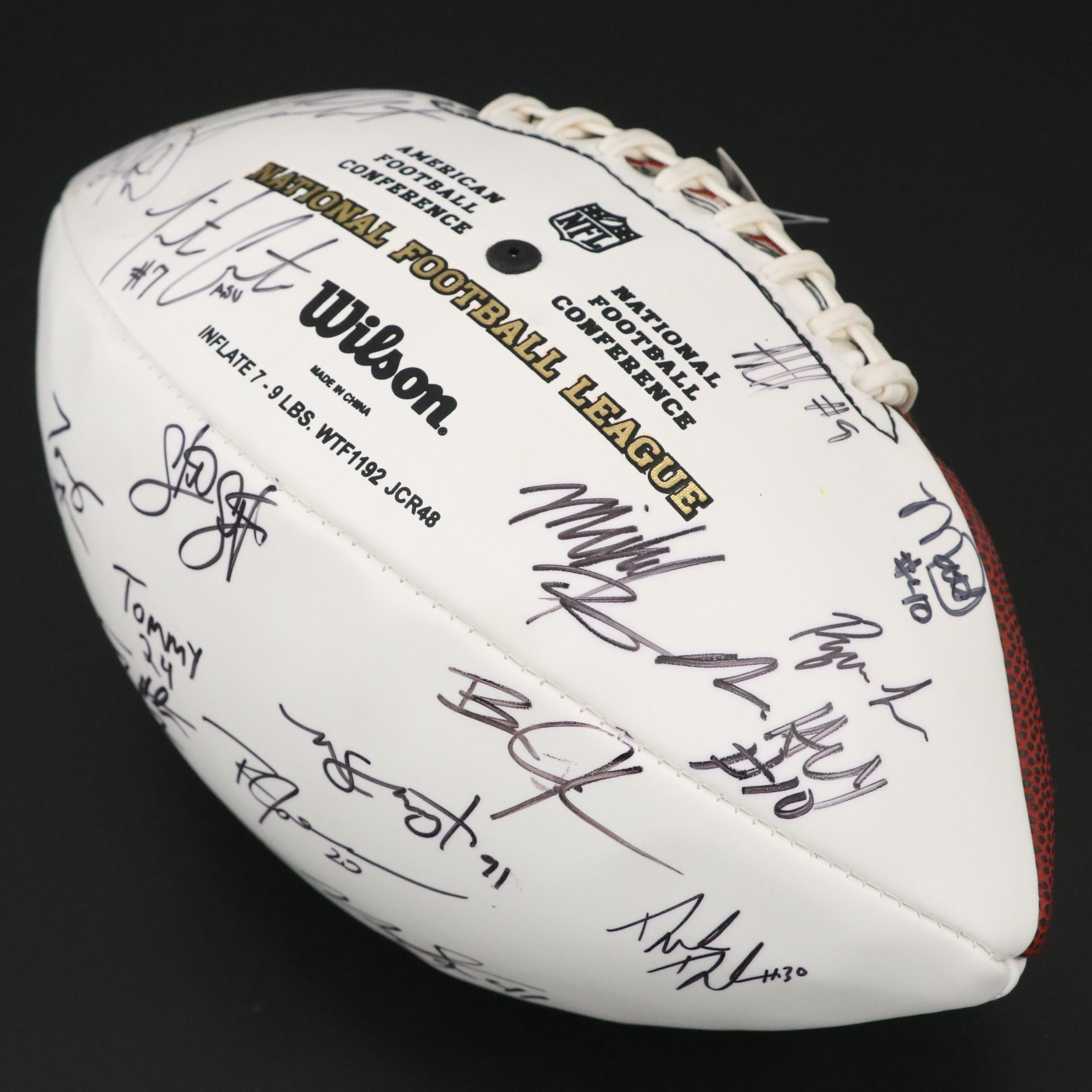 2012 Draft Class Signed Wilson NFL Football Featuring Brian Quick and More