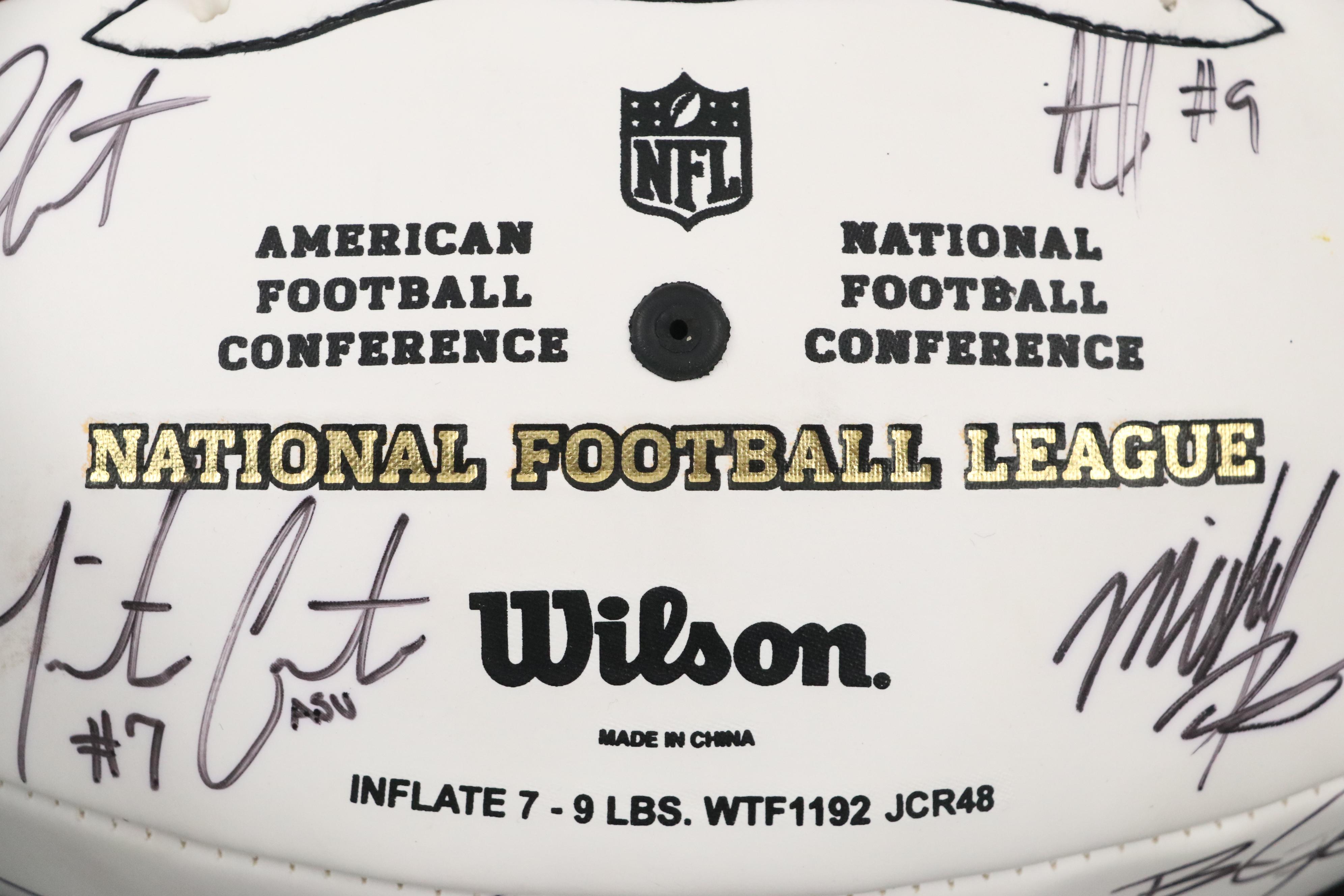 2012 Draft Class Signed Wilson NFL Football Featuring Brian Quick and More