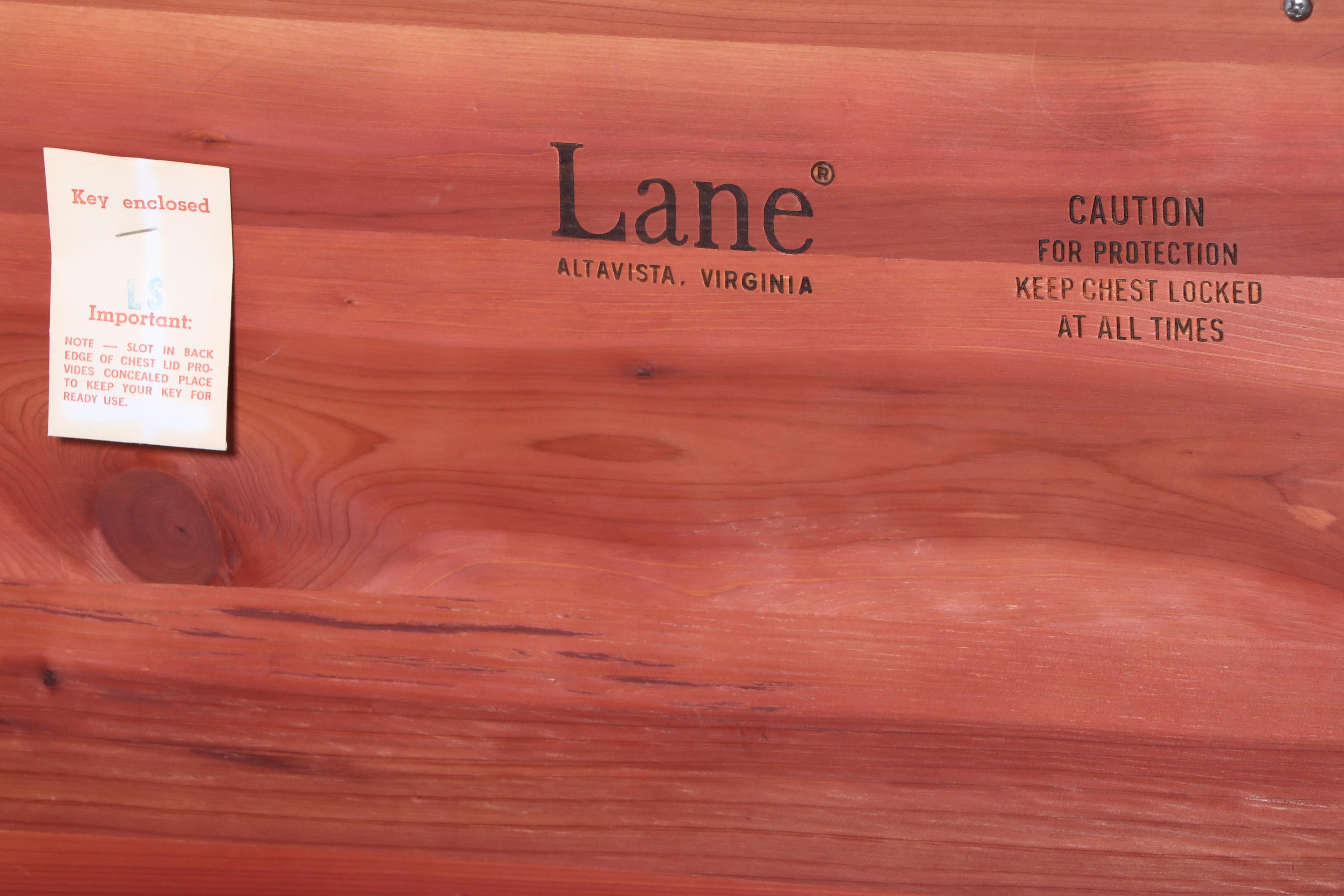 Lane "Aroma-Tite" Chippendale Style Cedar Blanket Chest/Bench, Late 20th Century