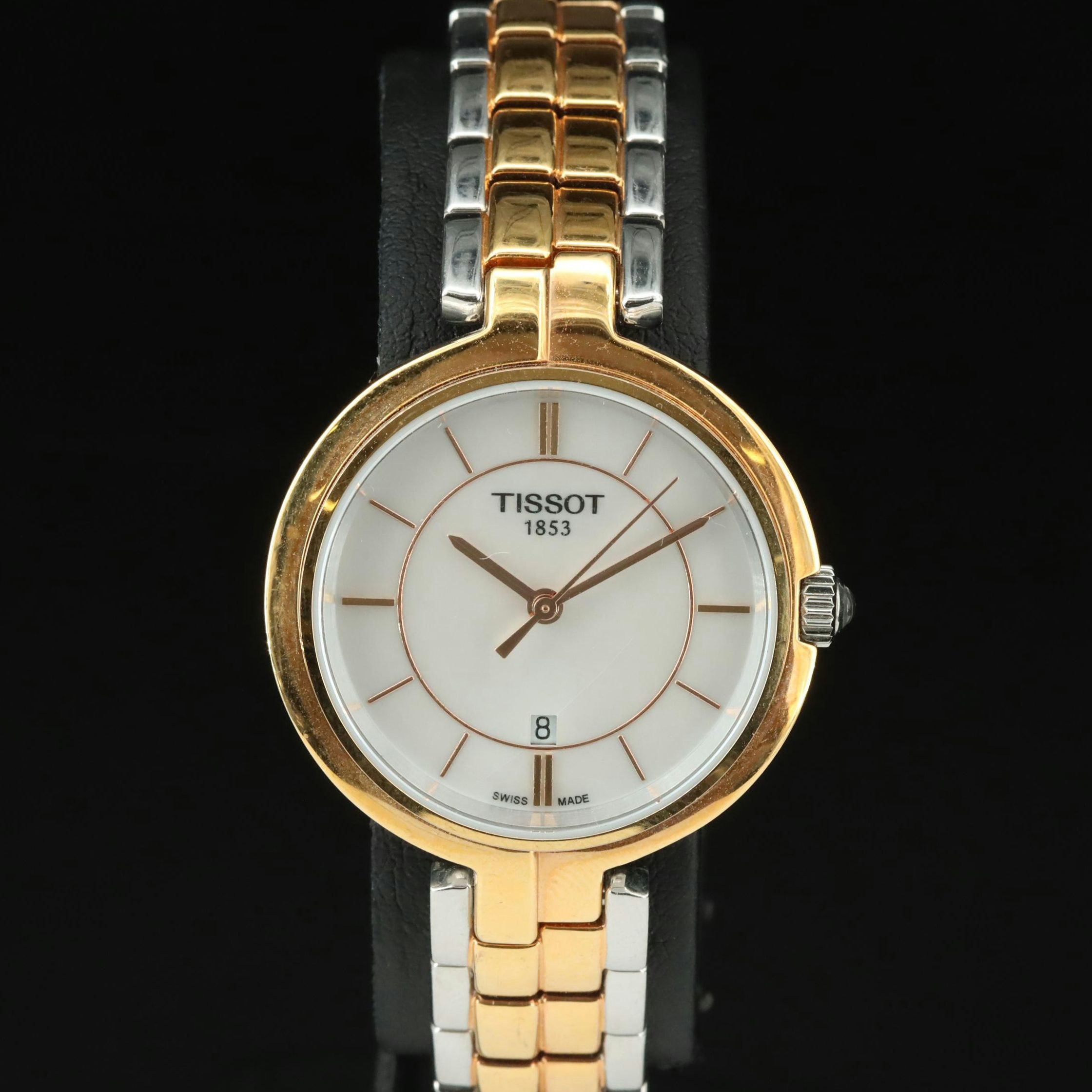 Tissot Mother-of-Pearl Dial, Date Flamingo Watch
