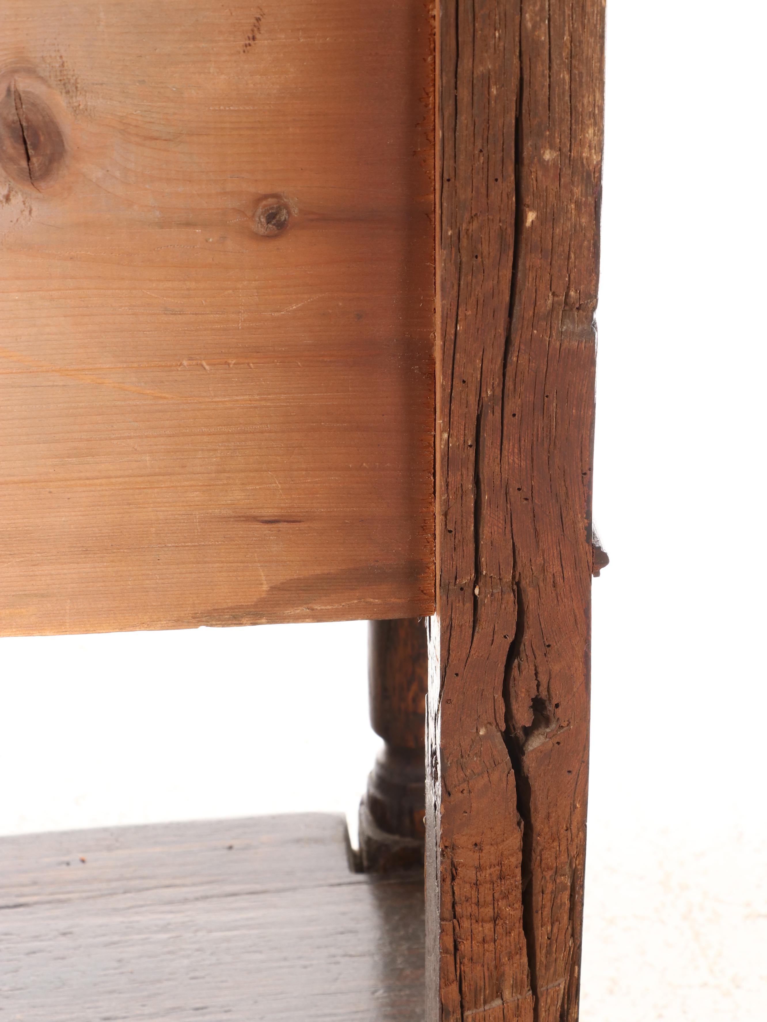George III Style Oak Kitchen Dresser, Late 20th Century