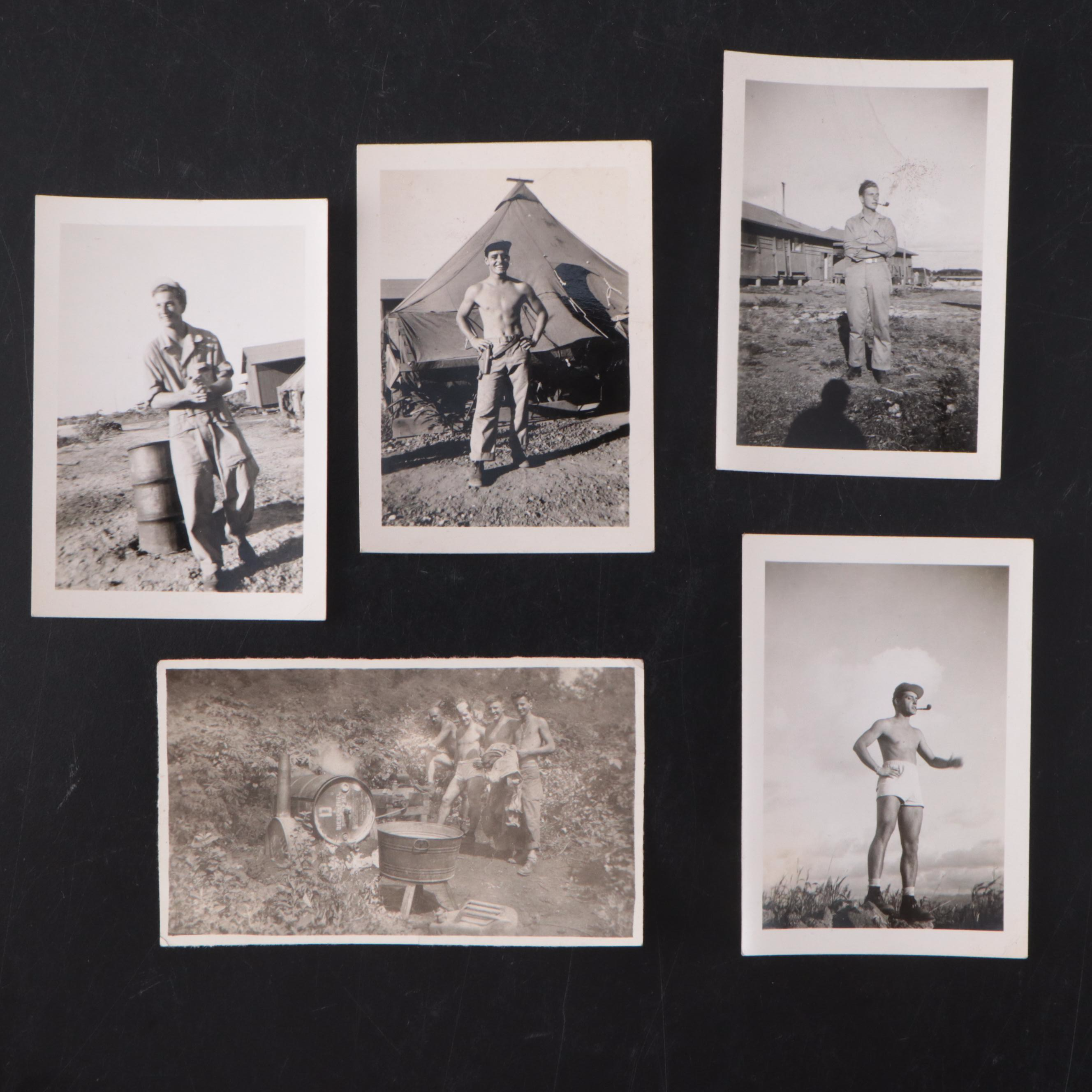 World War II Photos of the 26th Bomber Squadron and Crew Signed Currency