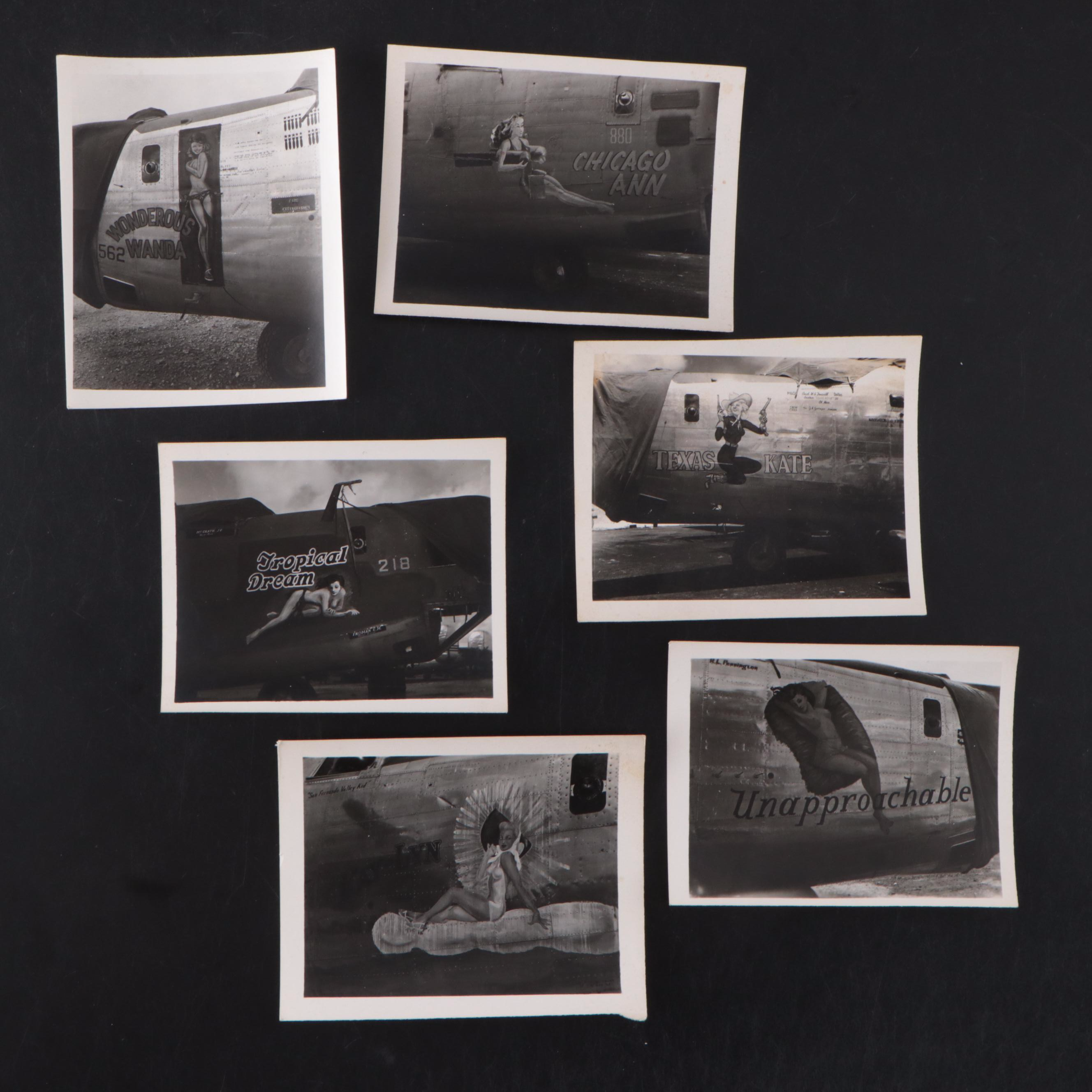 World War II Photos of the 26th Bomber Squadron and Crew Signed Currency