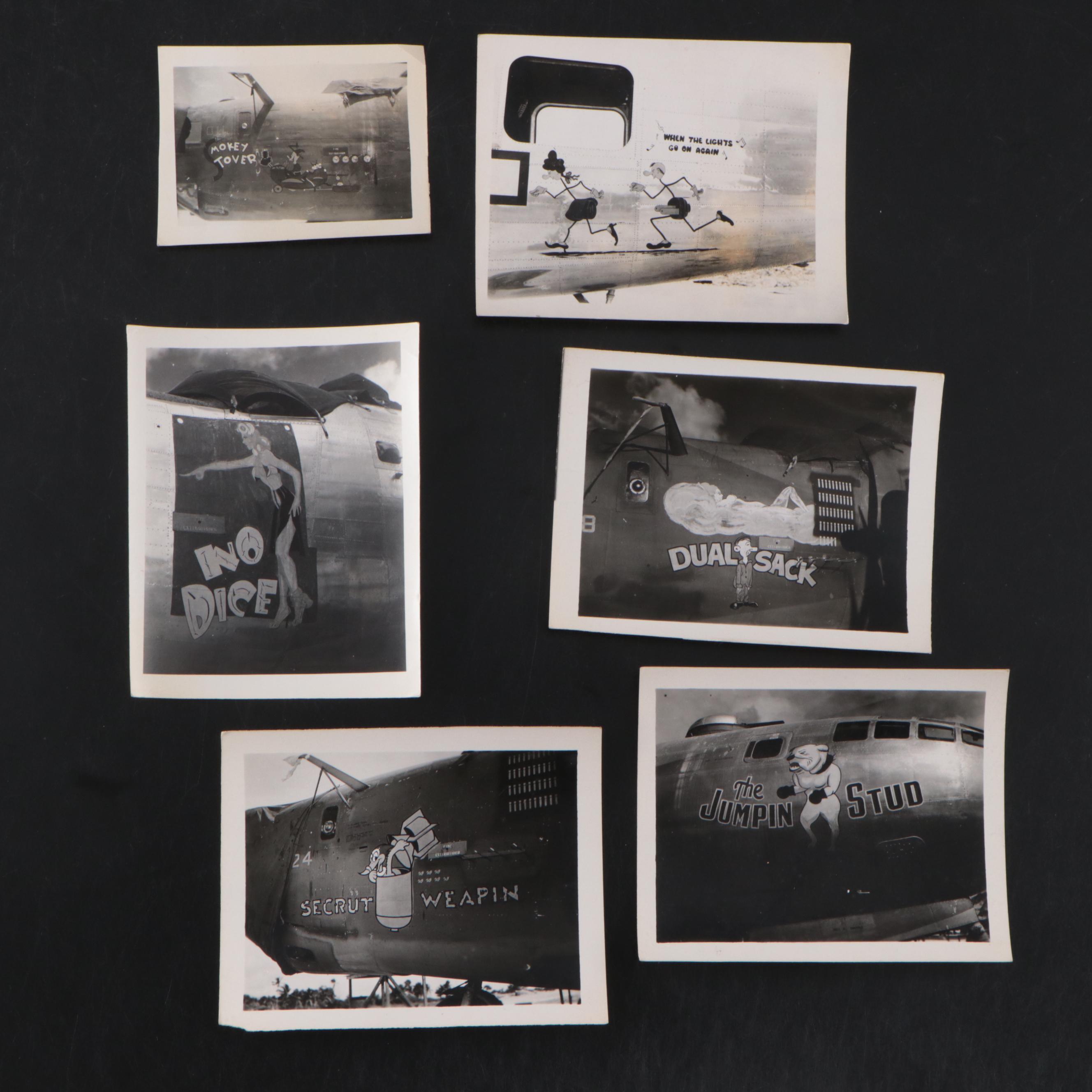 World War II Photos of the 26th Bomber Squadron and Crew Signed Currency