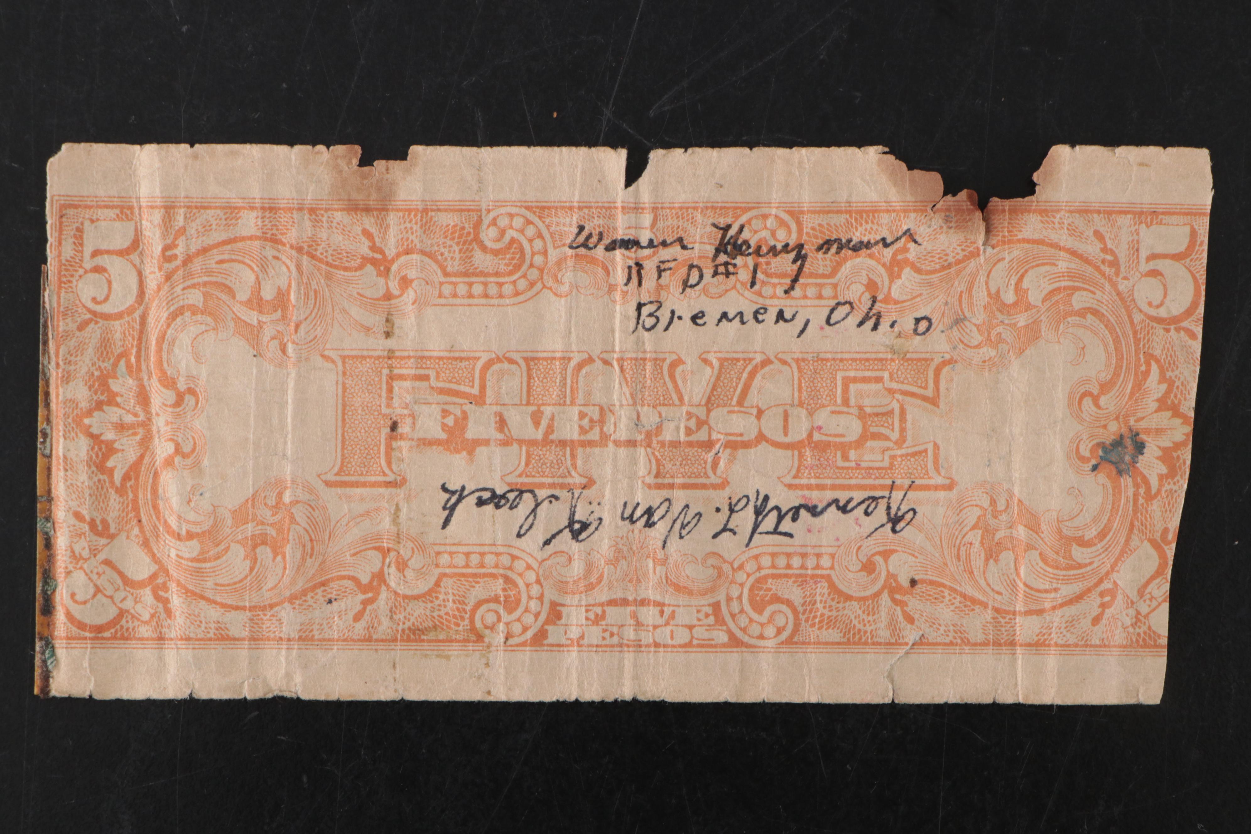 World War II Photos of the 26th Bomber Squadron and Crew Signed Currency