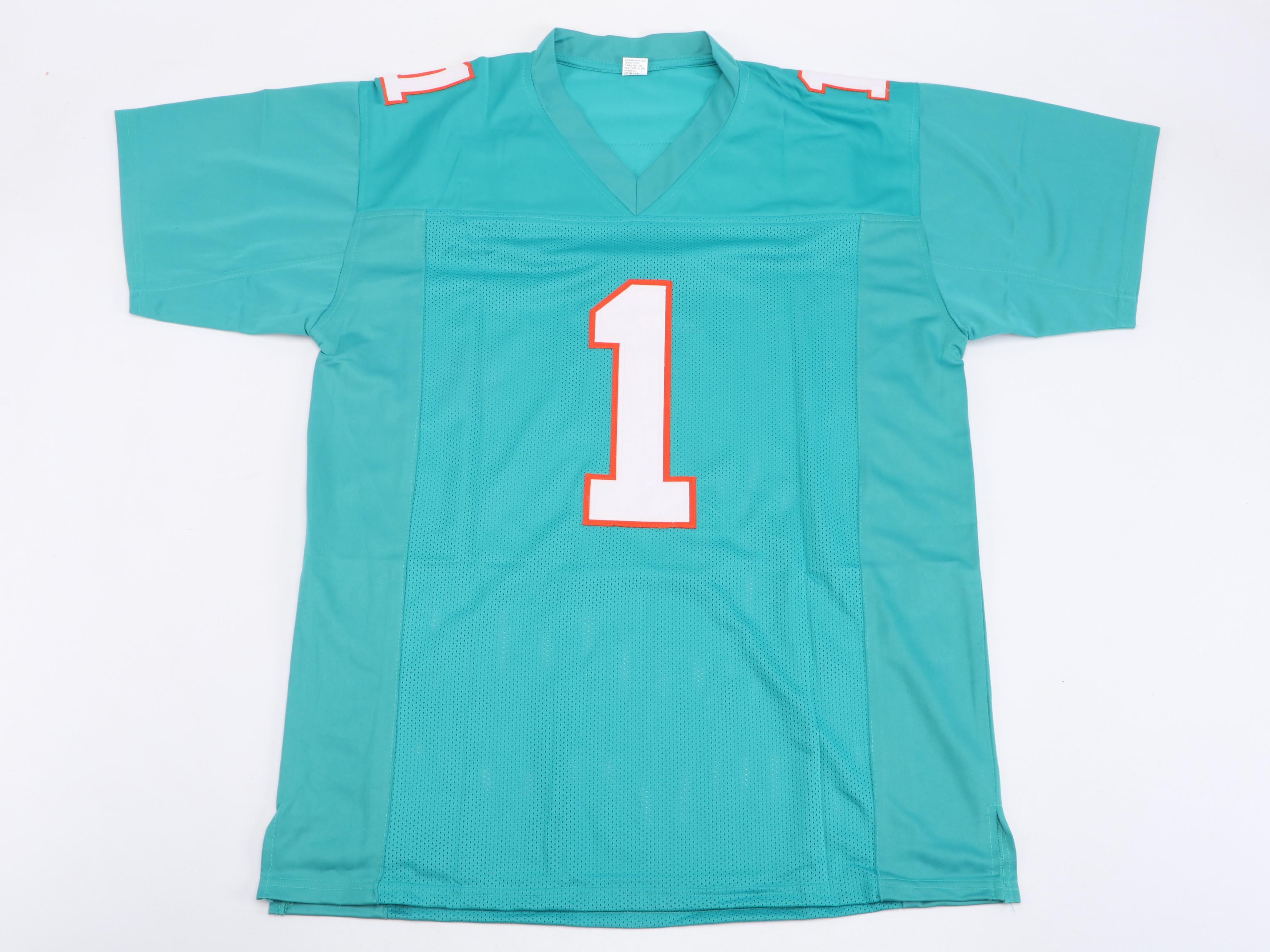 Tua Tagovailoa Signed Miami Dolphins Football Jersey, Beckett