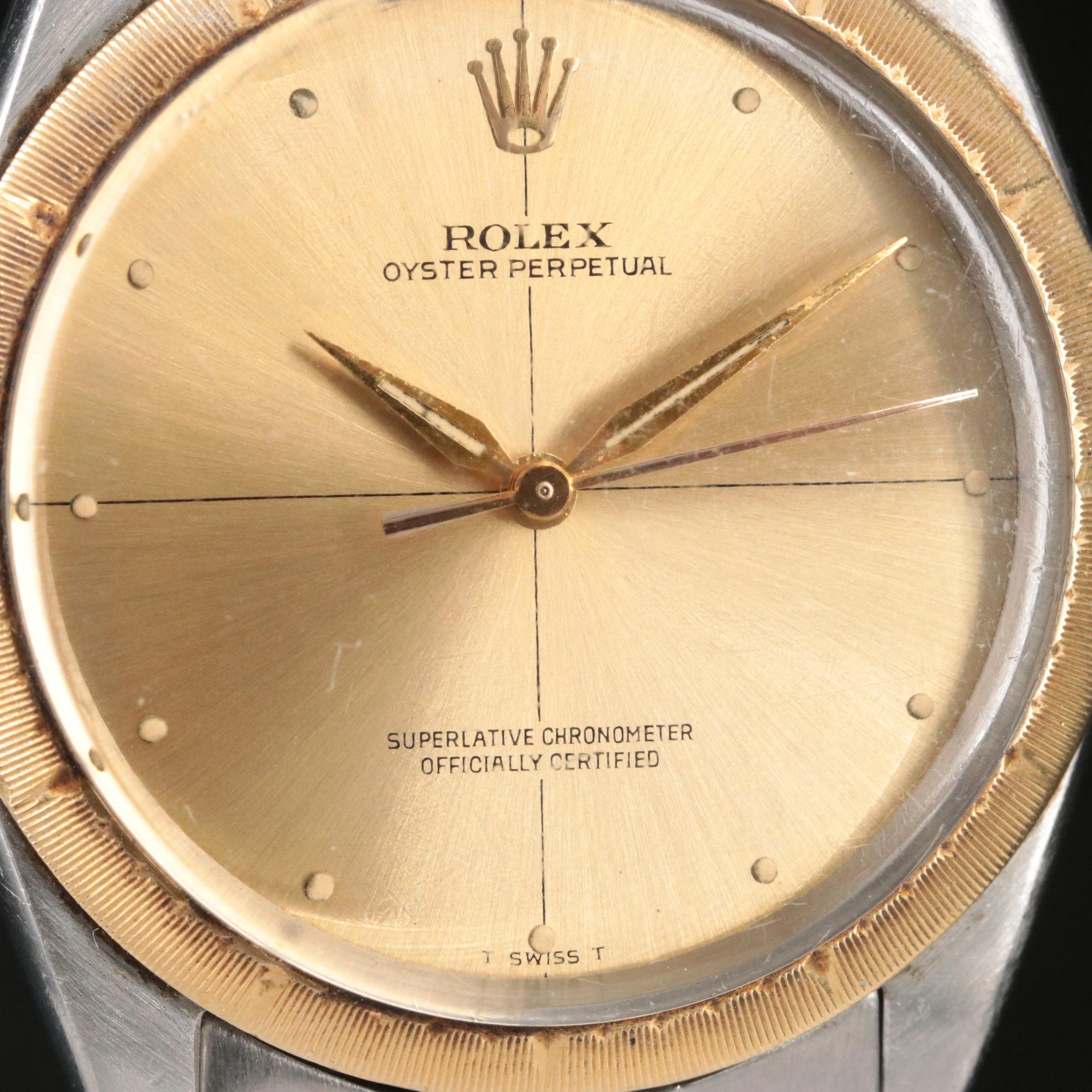 1967 Rolex Oyster Perpetual Zephyr Two-Tone Watch