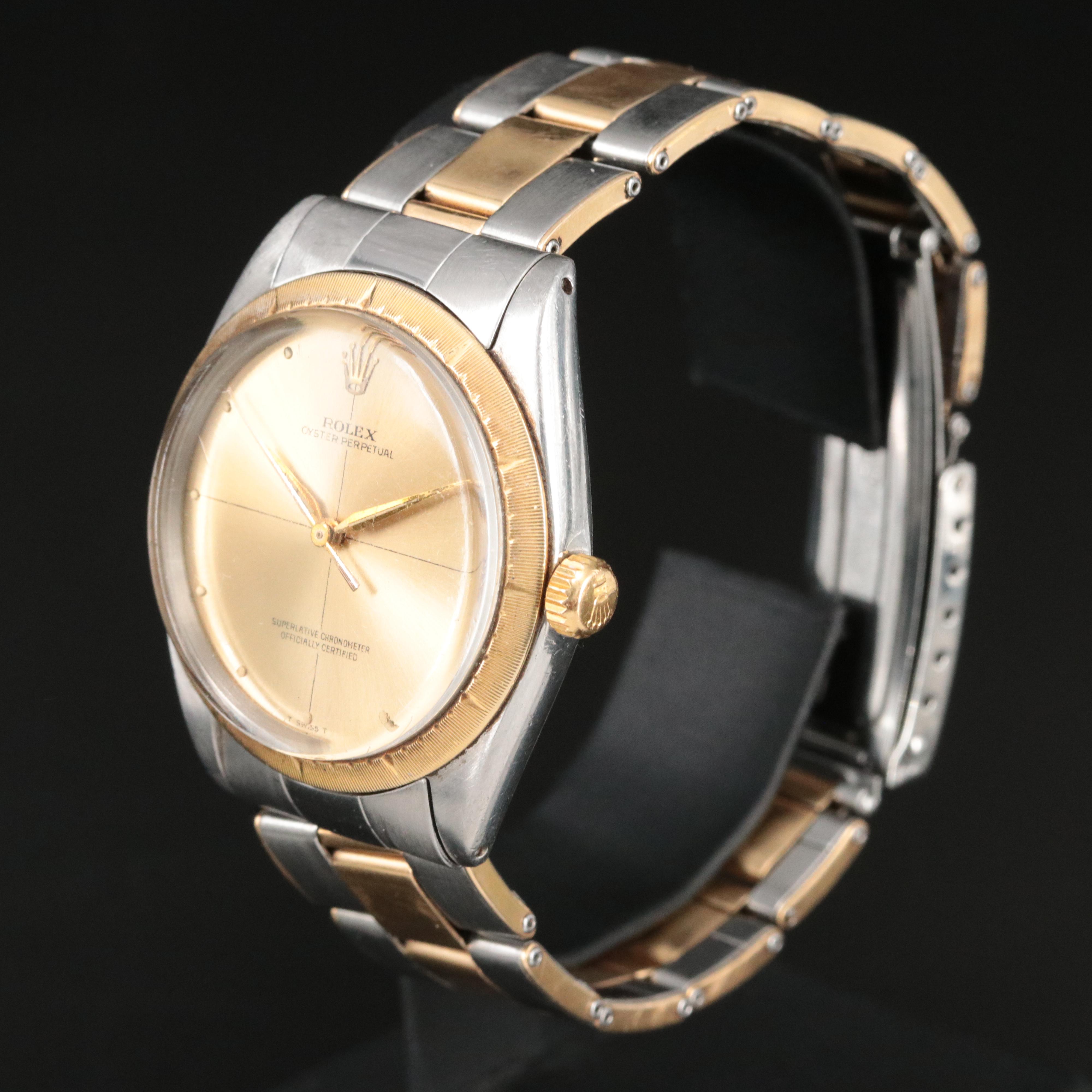 1967 Rolex Oyster Perpetual Zephyr Two-Tone Watch