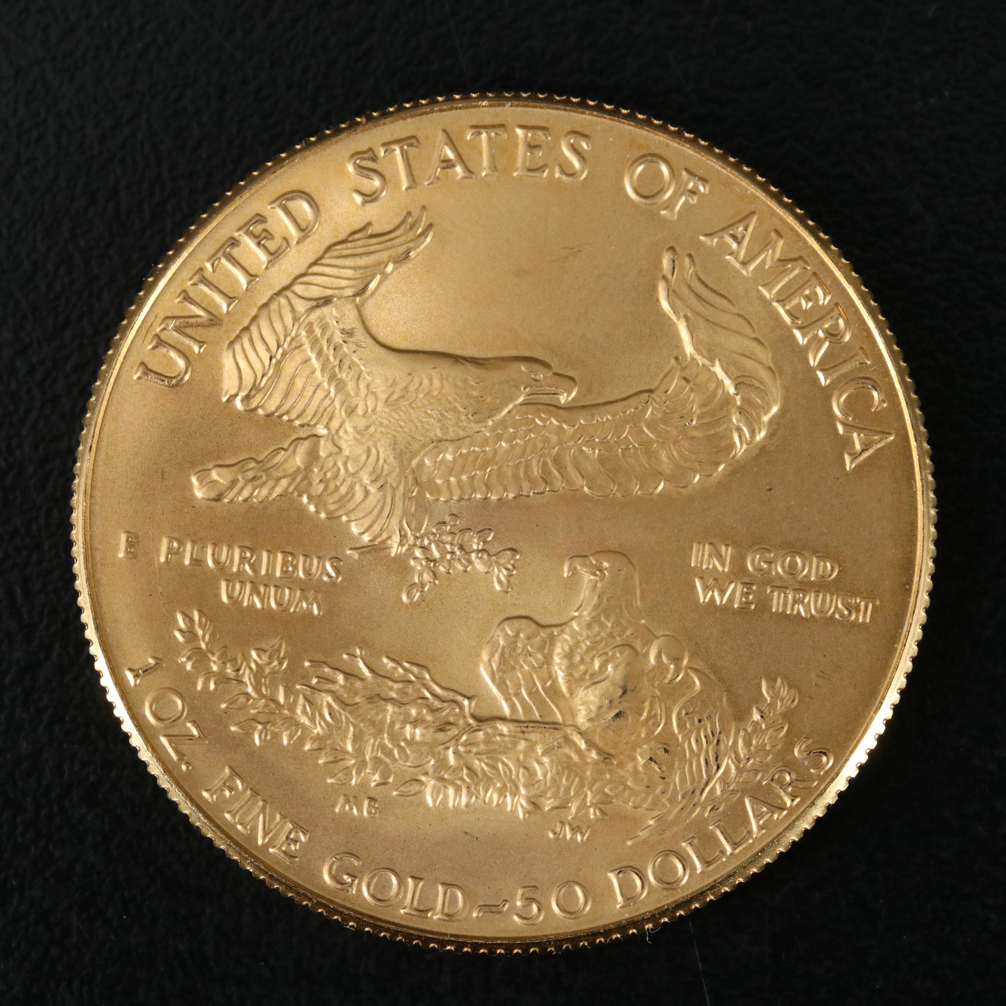 1992 $50 1-Oz. Gold Eagle Bullion Coin