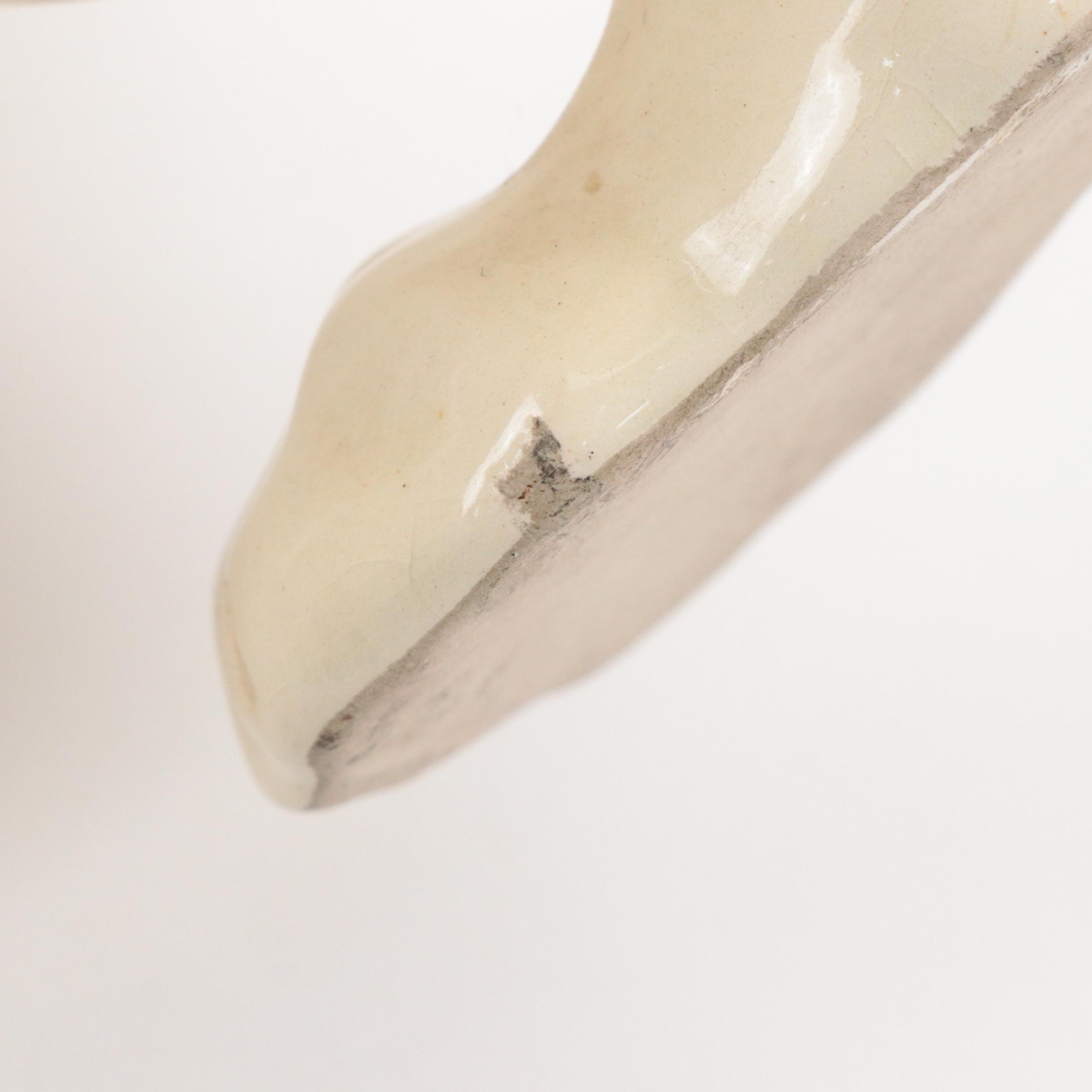 German Schafer & Vater Porcelain Tiger, Early to Mid-20th C.