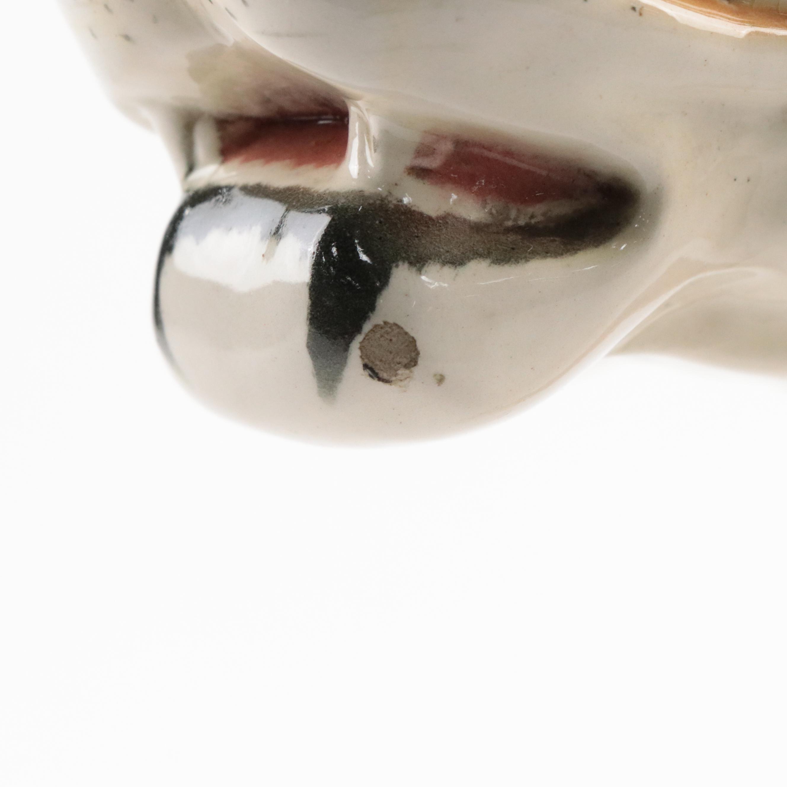 German Schafer & Vater Porcelain Tiger, Early to Mid-20th C.