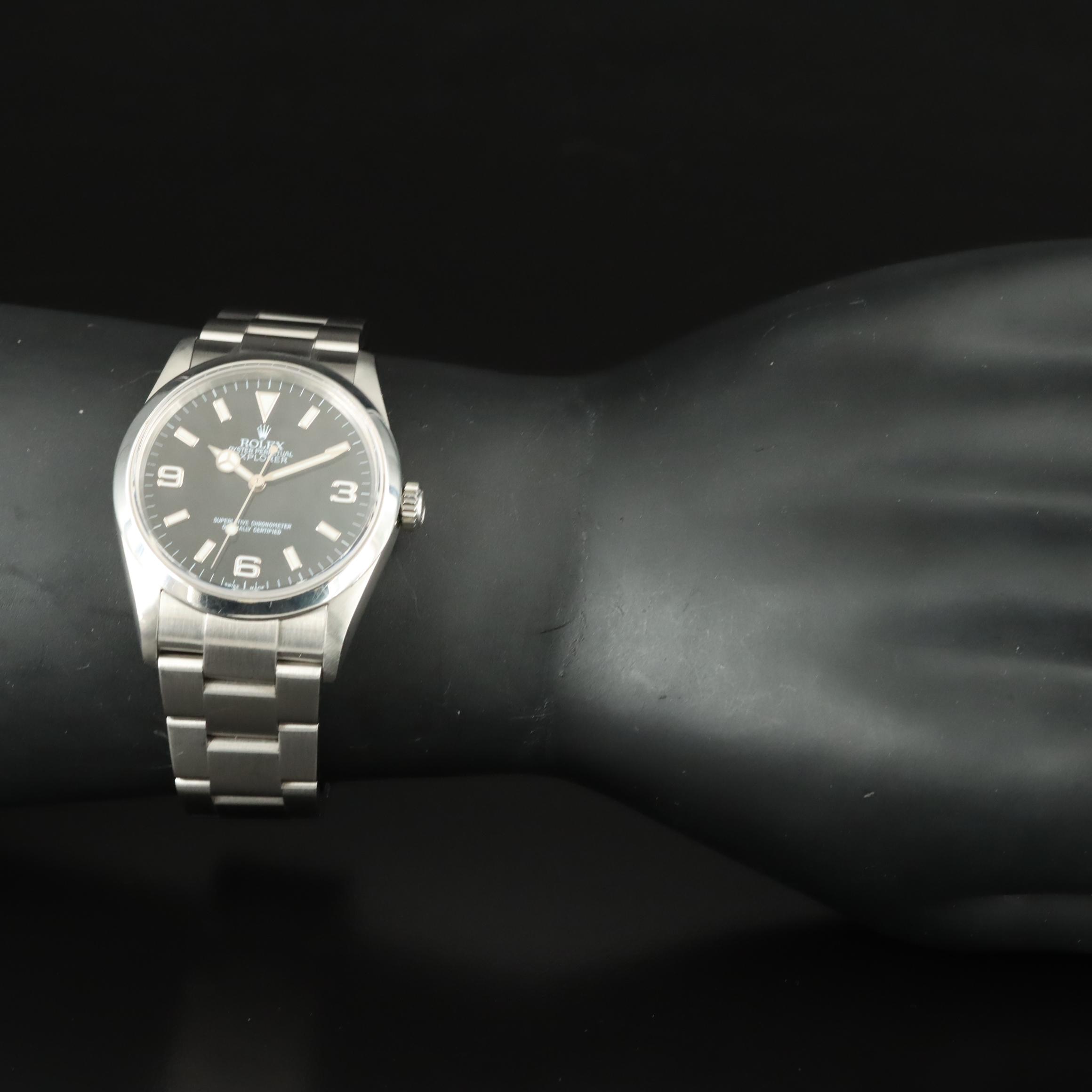 2001 Rolex Oyster Perpetual Explorer Watch