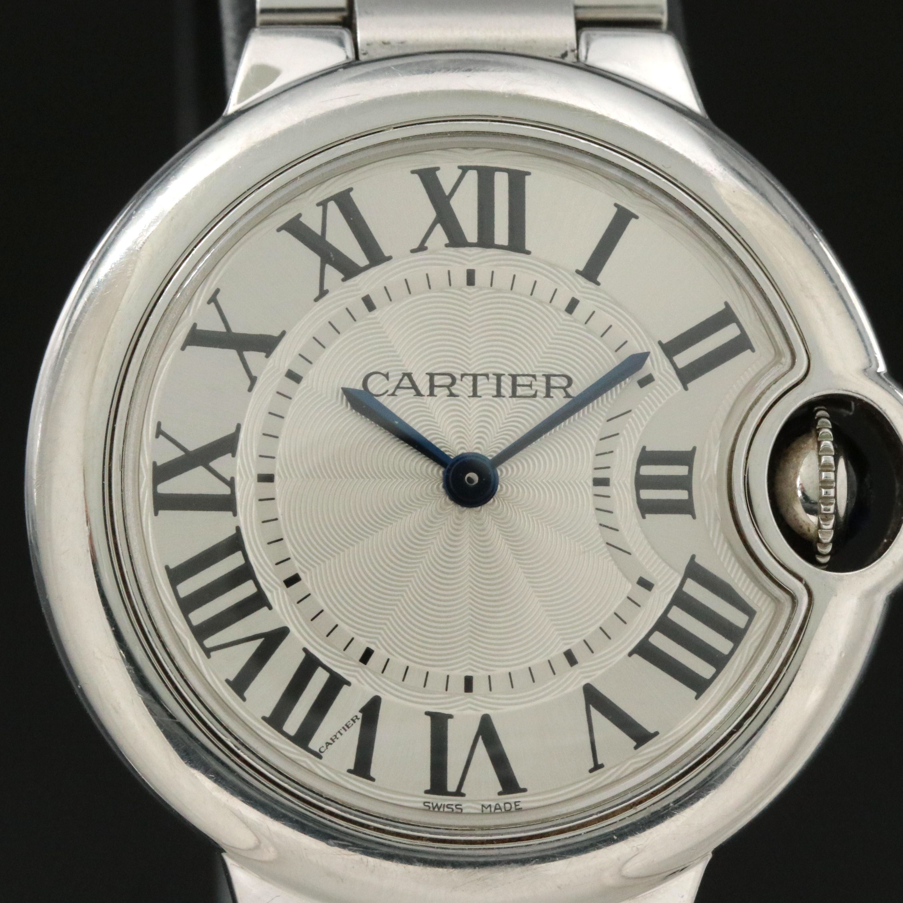 Cartier Ballon Bleu Stainless Steel Quartz Watch