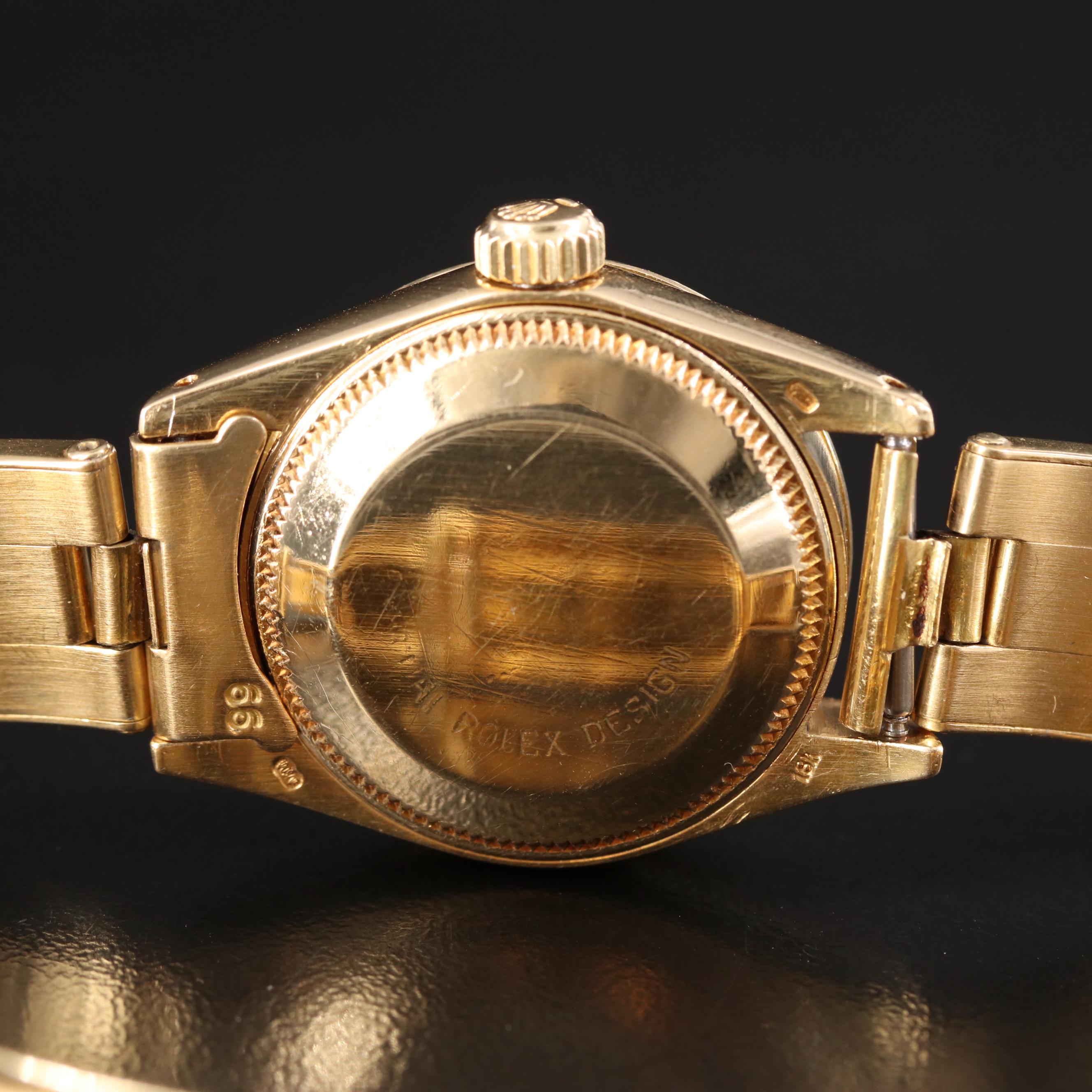 1979 Rolex 18K Oyster Perpetual Datejust Watch