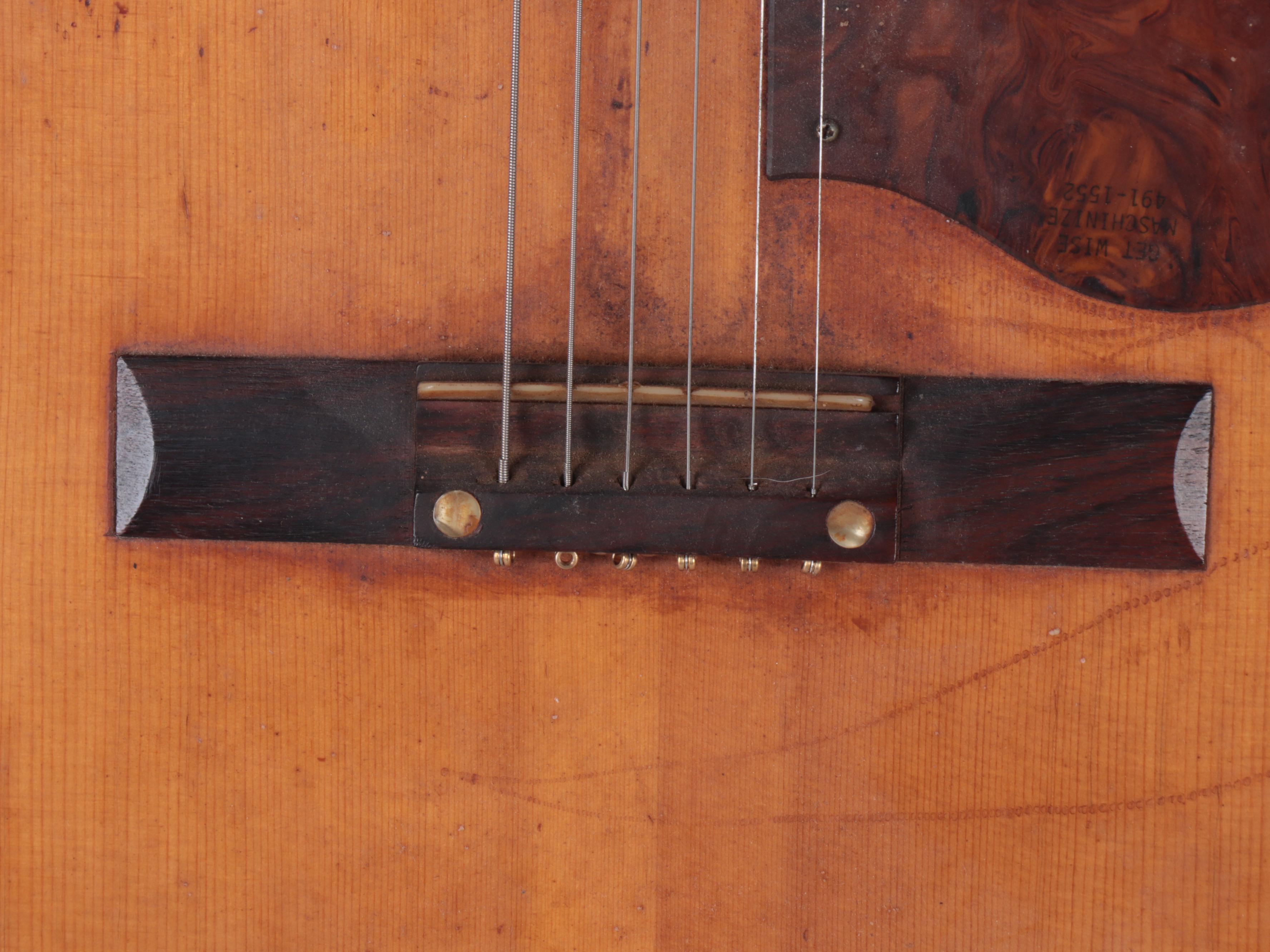 Spruce Top and Rosewood Acoustic Guitar, Vintage