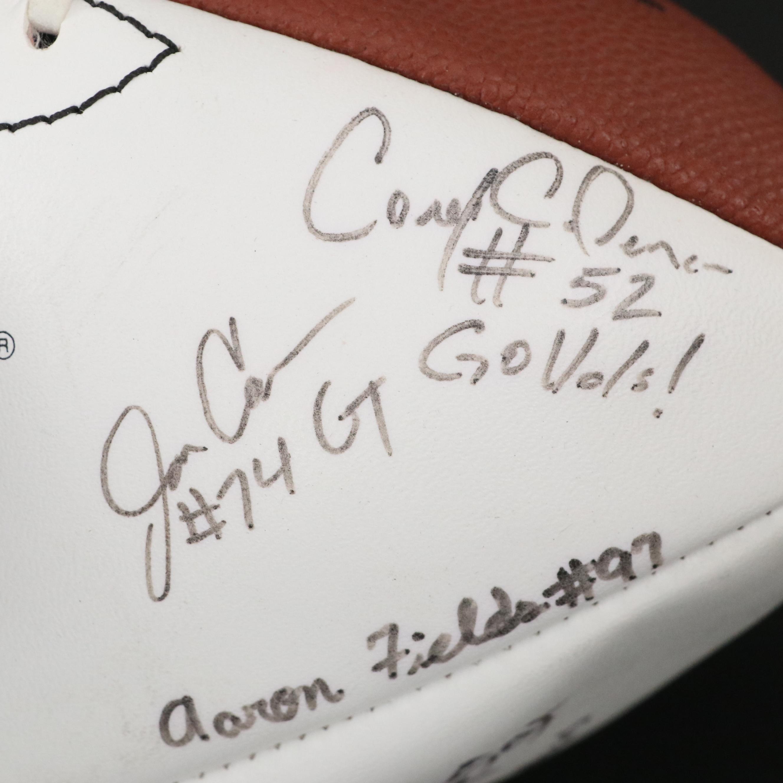 2000 Draft Class Signed Wilson NFL Football