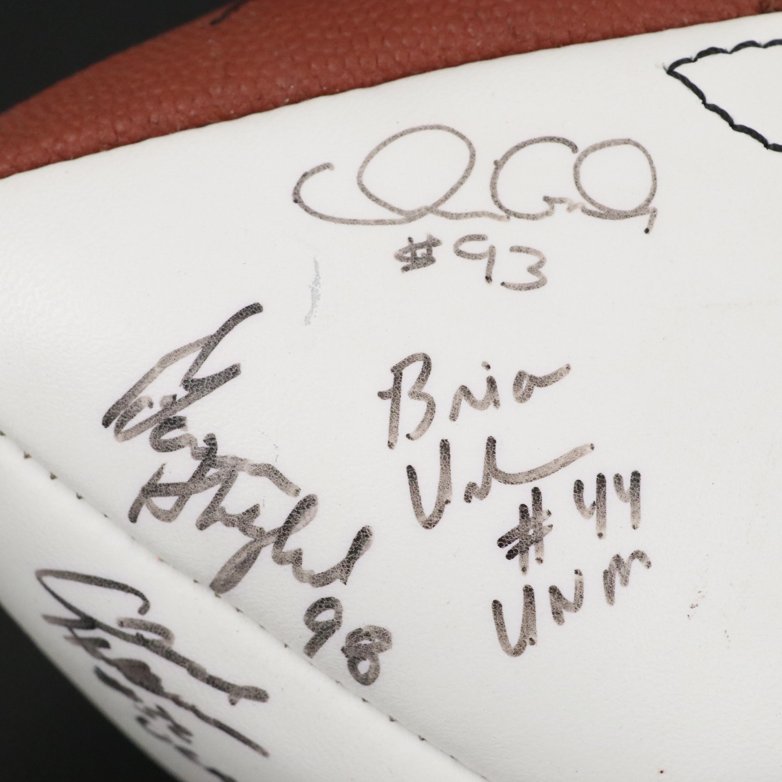 2000 Draft Class Signed Wilson NFL Football