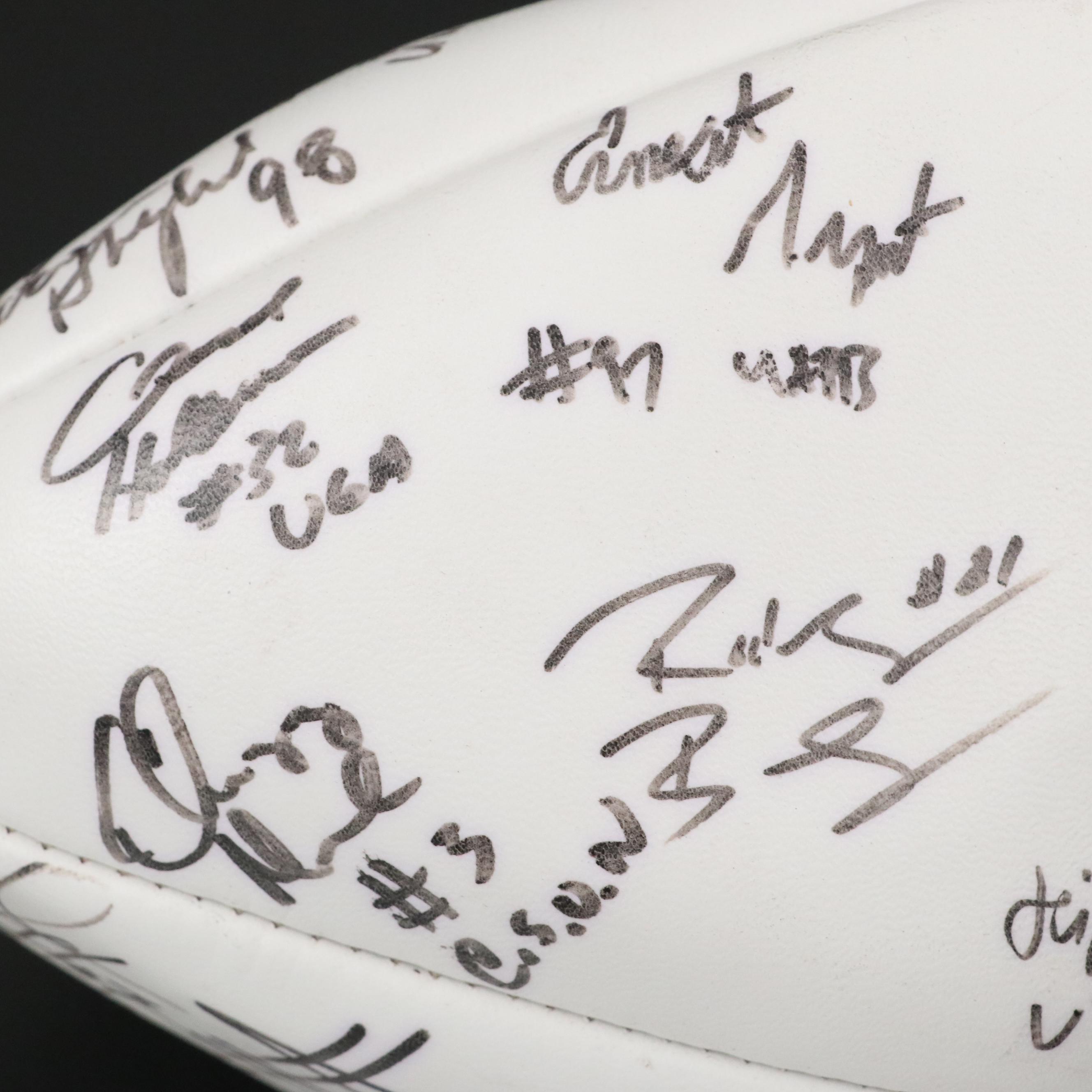 2000 Draft Class Signed Wilson NFL Football