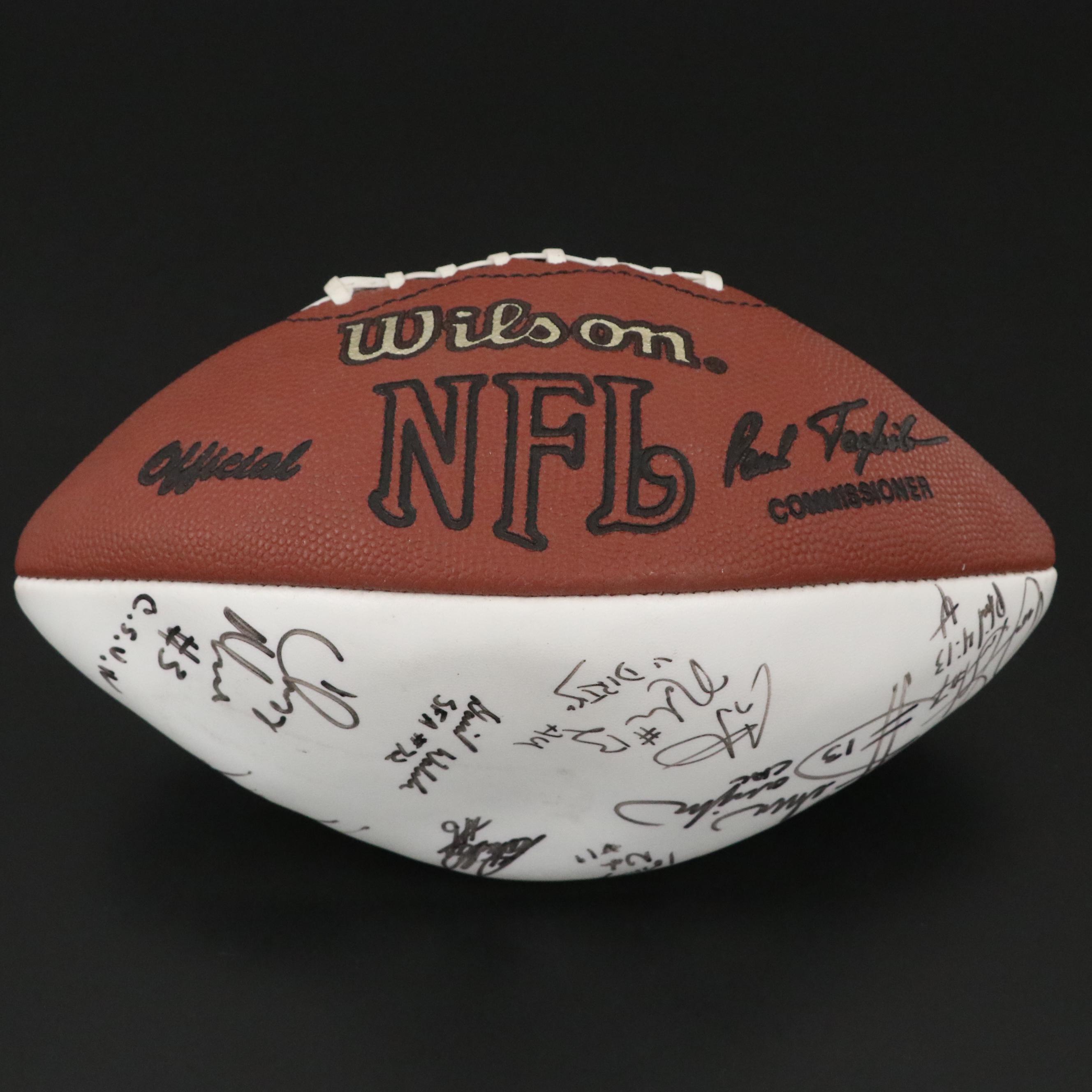 2000 Draft Class Signed Wilson NFL Football