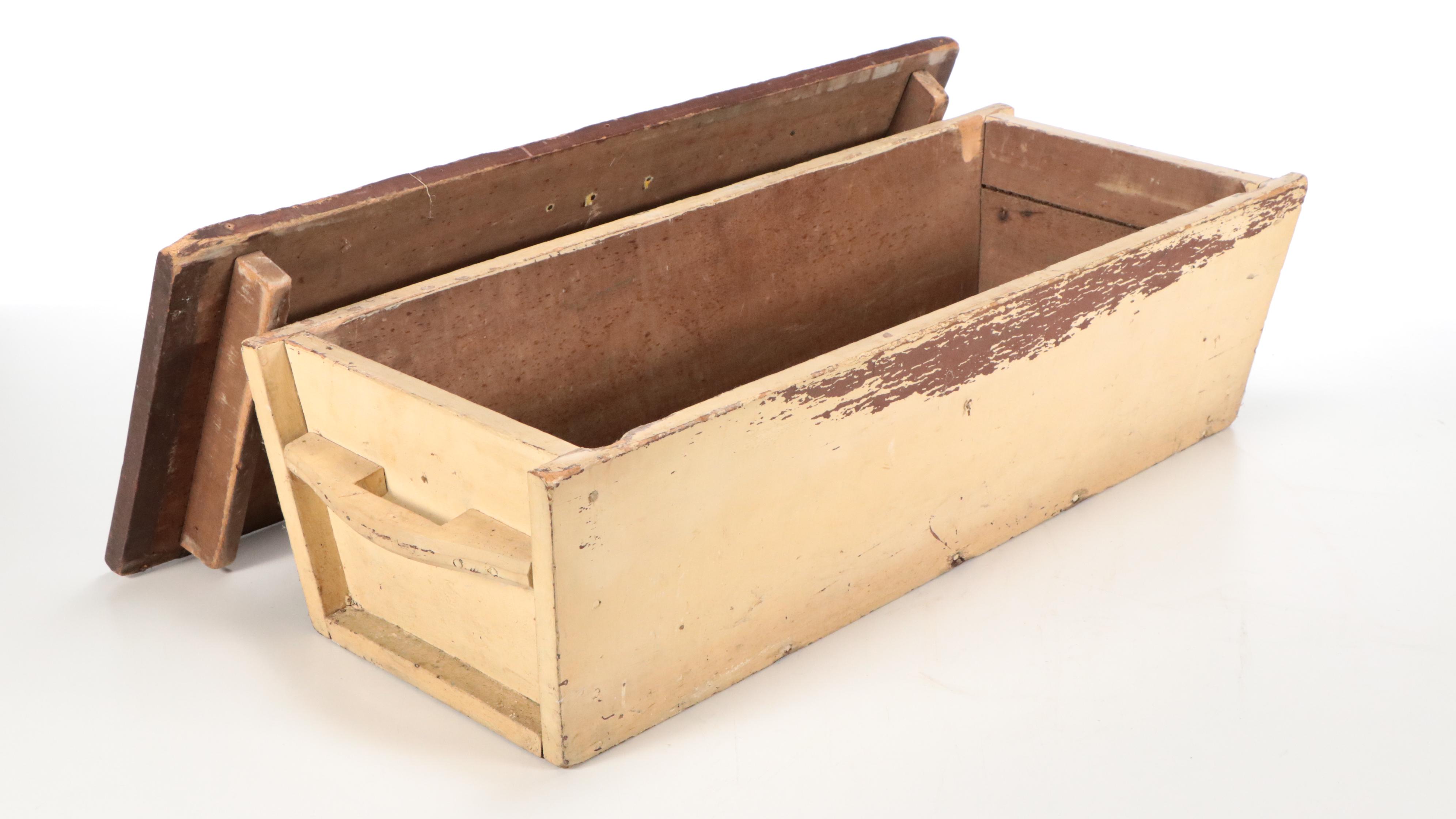 Primitive Painted Wood Dough Box, Late 19th/Early 20th Century